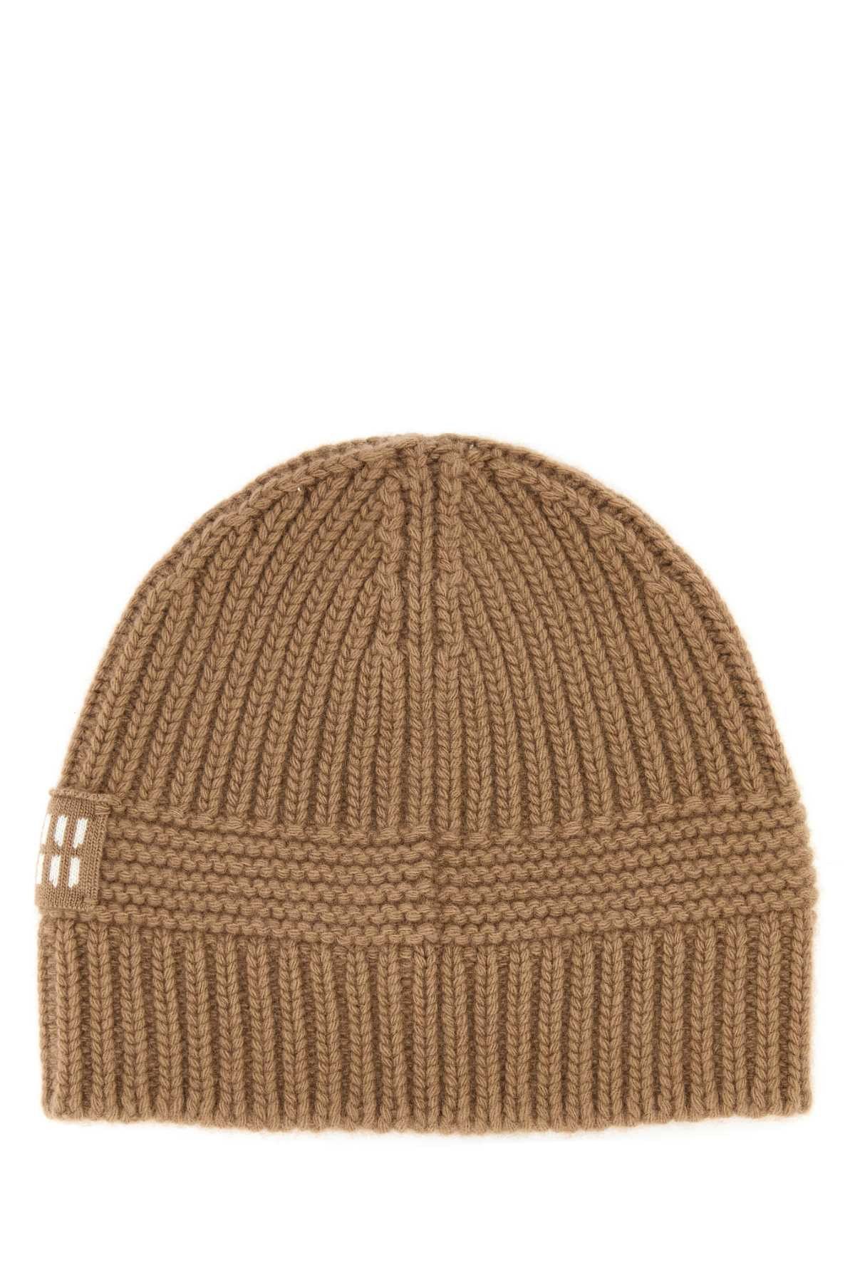 Miu Miu Biscuit Stretch Wool Beanie Hat Size ONE SIZE - 1 Thumbnail