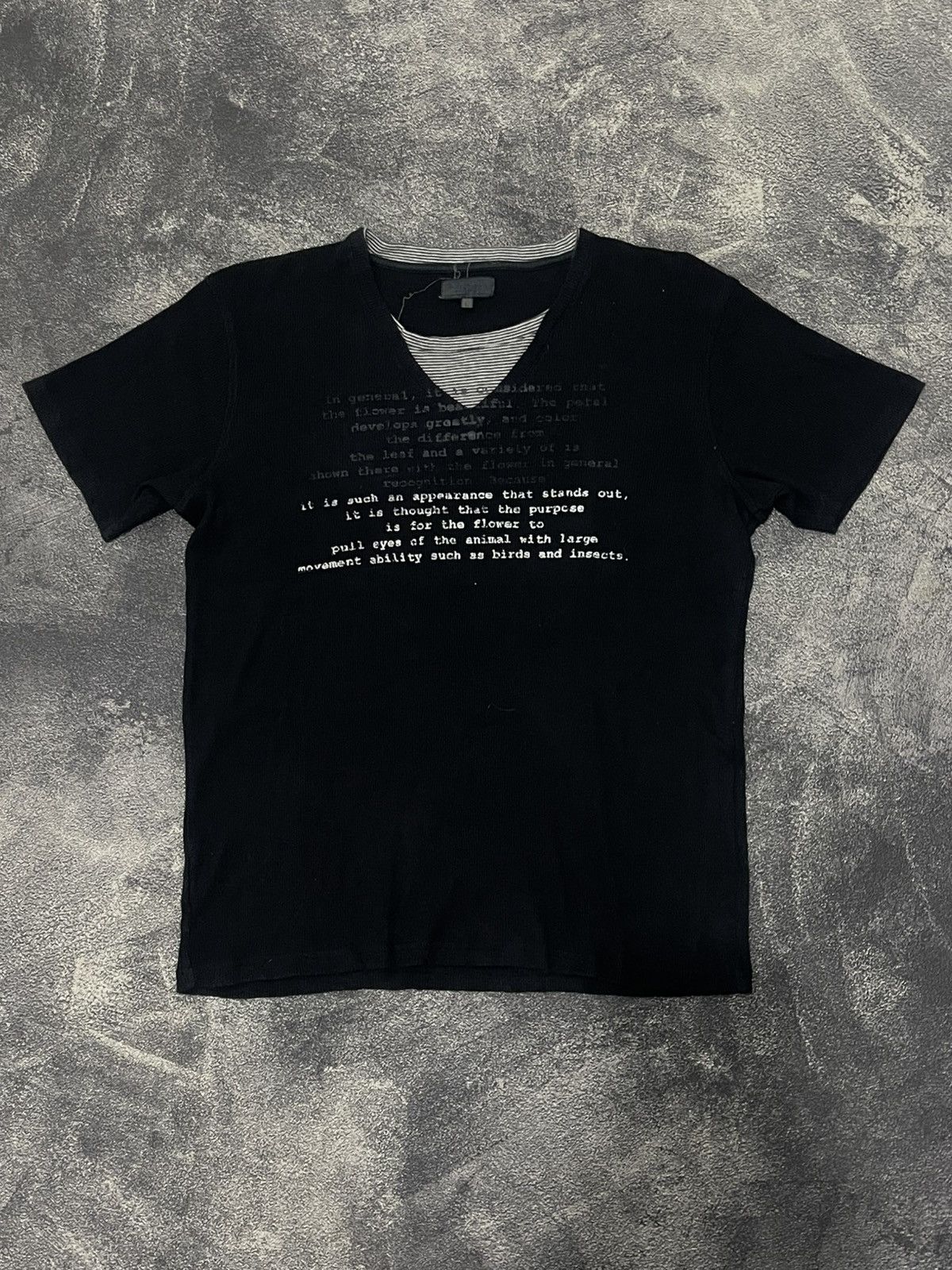 If Six Was Nine ⏰NEED GONE⏰Y2k Japanese Poem Laces Up T-shirt Size US M / EU 48-50 / 2 - 2 Thumbnail