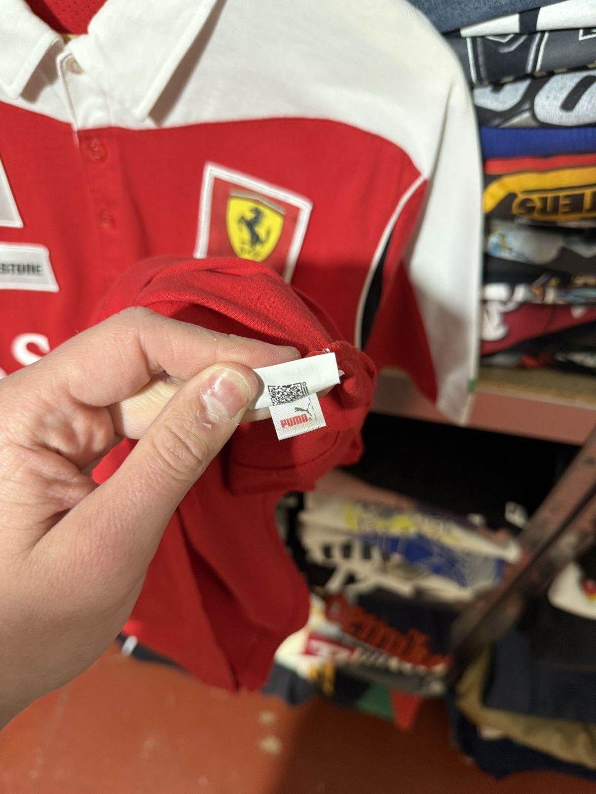 Ferrari Vintage Puma Ferrari Scuderia Firelli Santander F1 Polo Tee Size US M / EU 48-50 / 2 - 7 Thumbnail