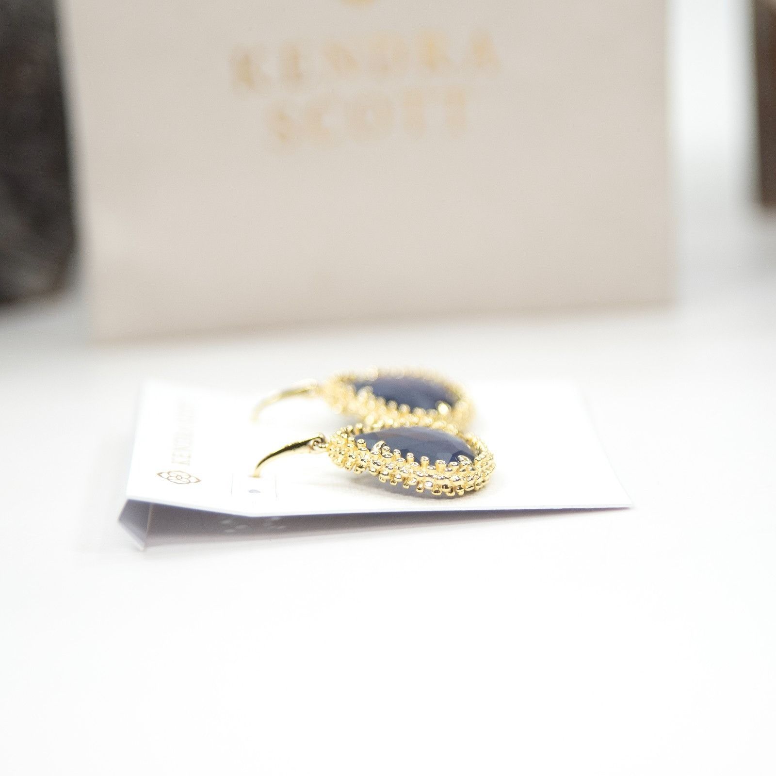 Kendra Scott Kendra Scott Framed Kendall Purple Mother of Pearl Drop Stat Size ONE SIZE - 4 Thumbnail