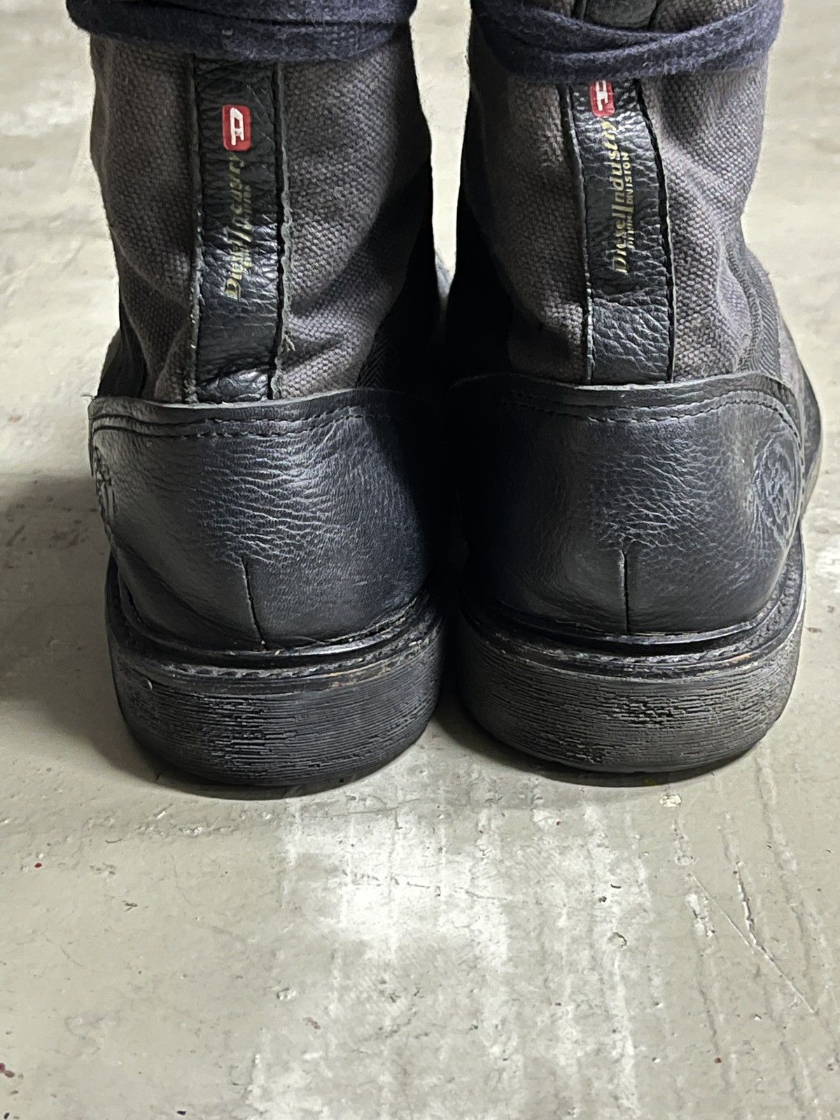Diesel Diesel Leather Guidi AS 98 Style Combat Steel Toe Boots Size US 8.5 / EU 41-42 - 12 Thumbnail