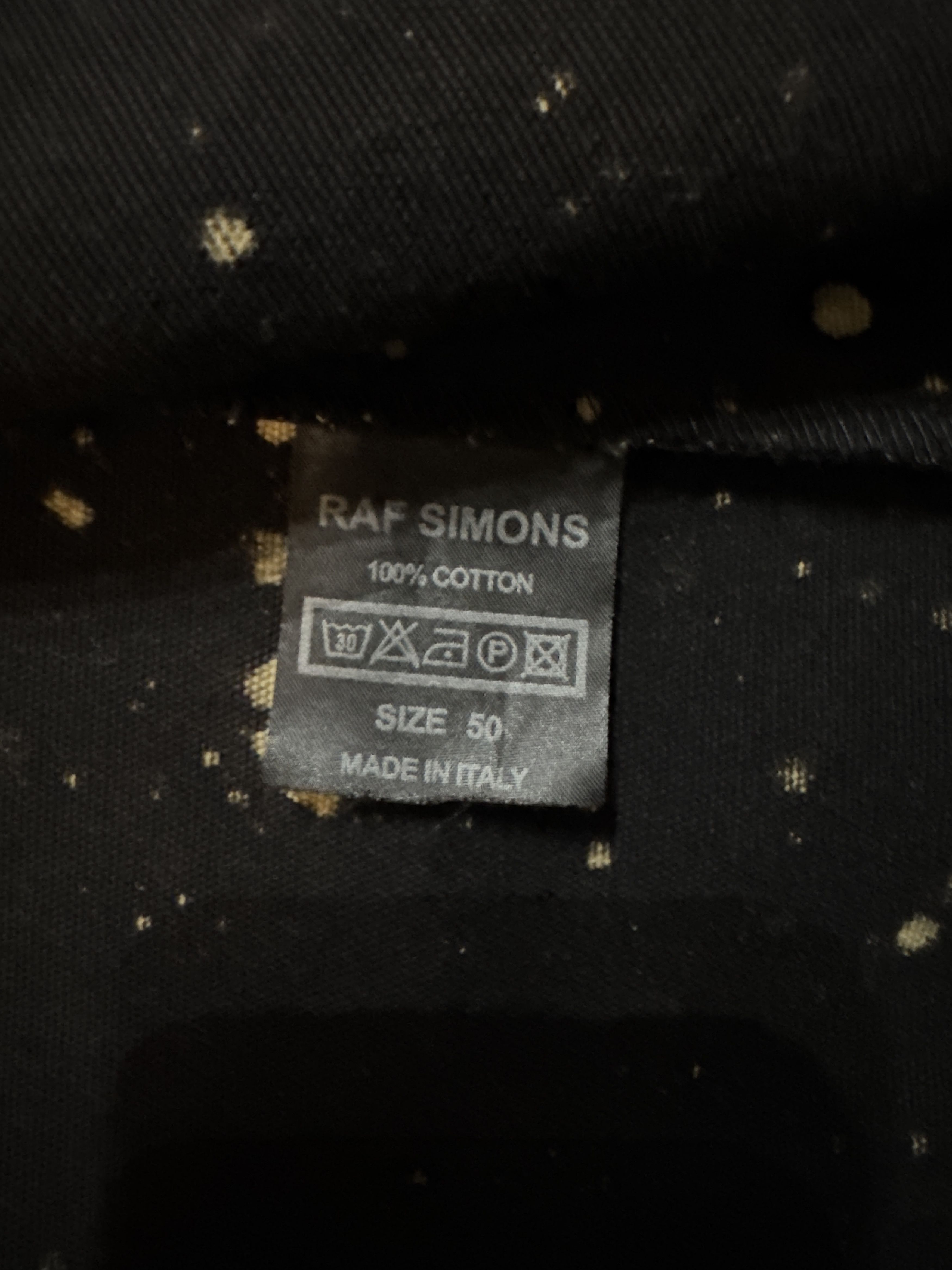 Raf Simons × Sterling Ruby Bleach splatter over shirt A/W 2014 Size US M / EU 48-50 / 2 - 5 Thumbnail