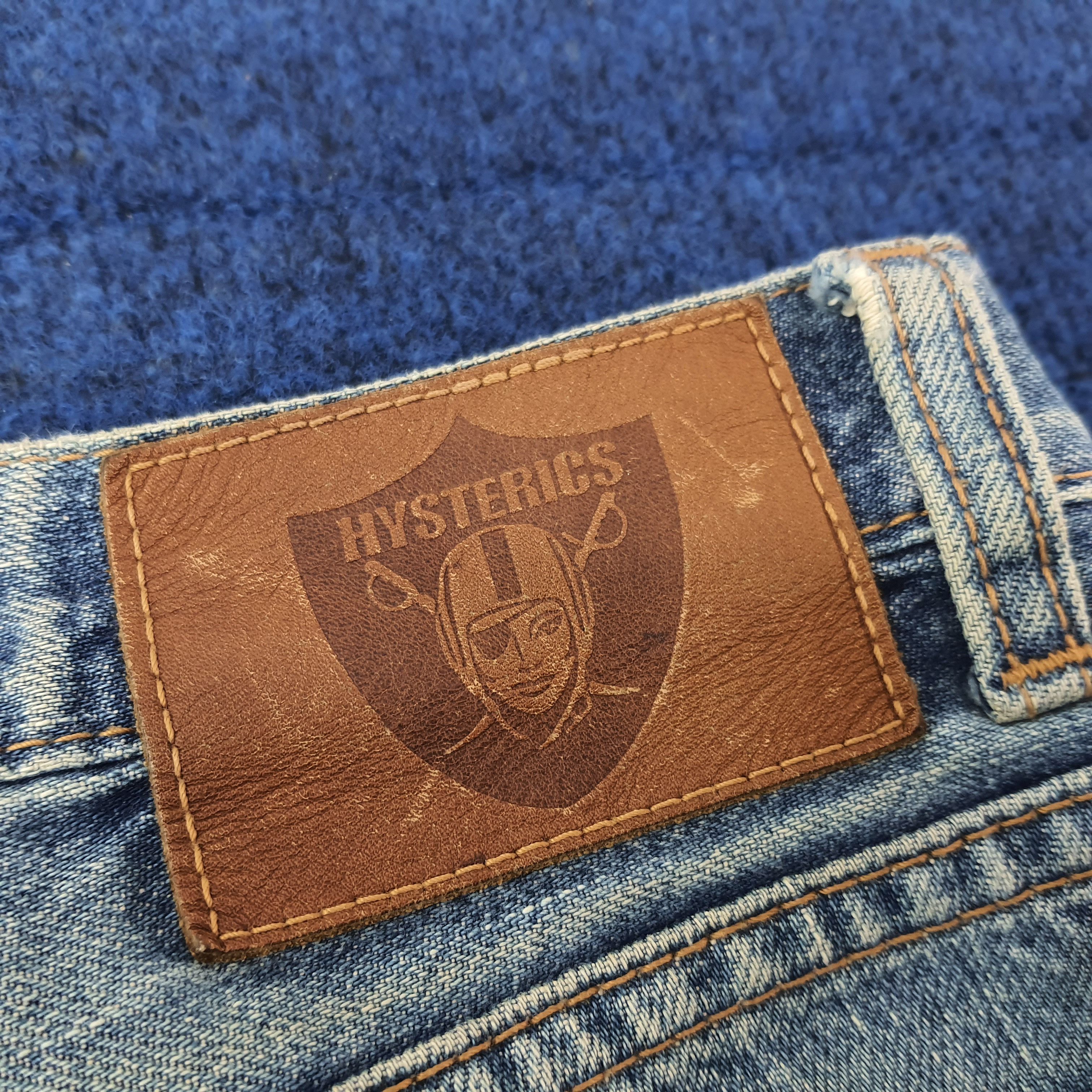 Hysteric Glamour Vintage Hysterics Raider Japan Custom Logo Jeans C258N6 Size US 27 - 3 Thumbnail