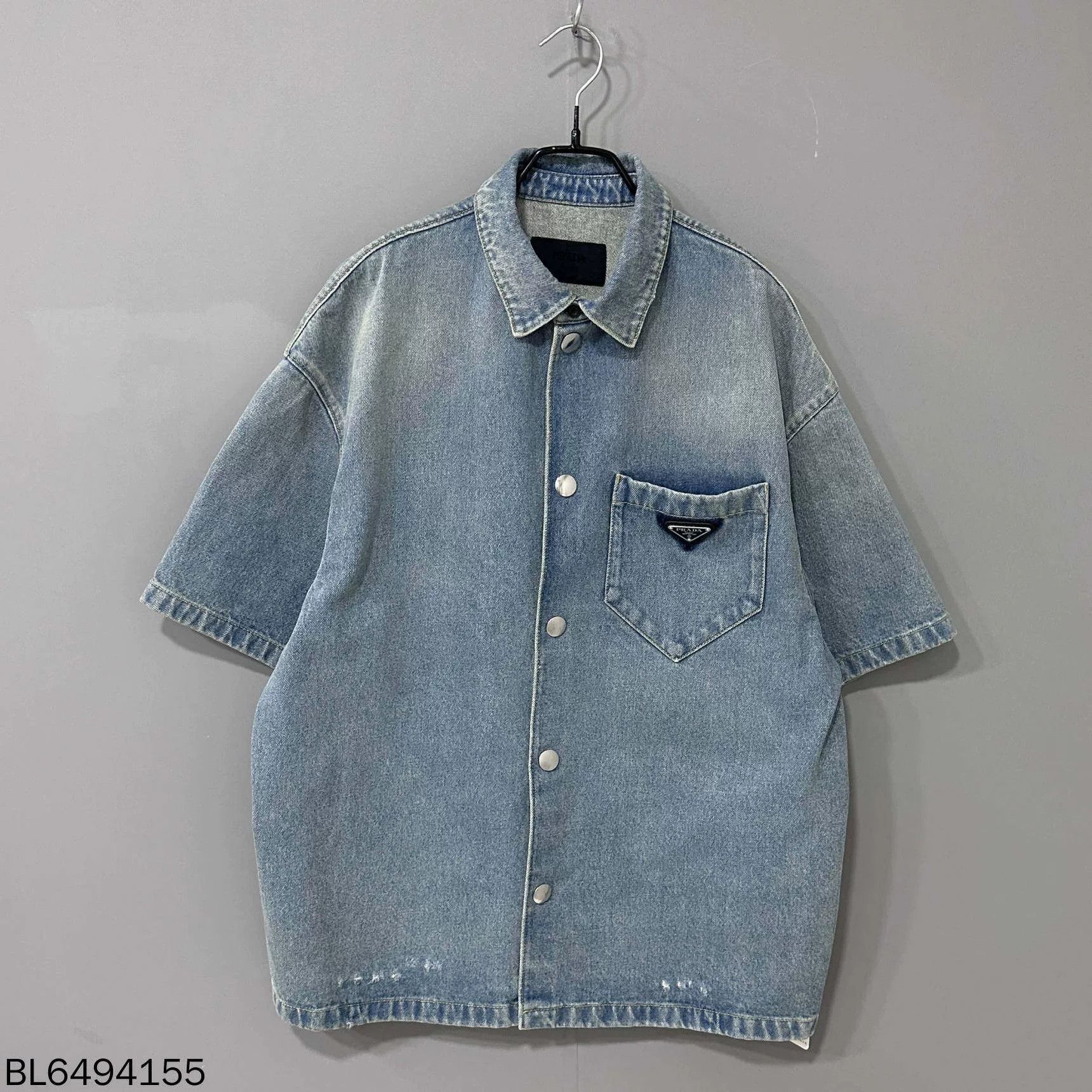 Prada Prada Triangle Logo Denim Jacket Size US L / EU 52-54 / 3 - 1 Thumbnail