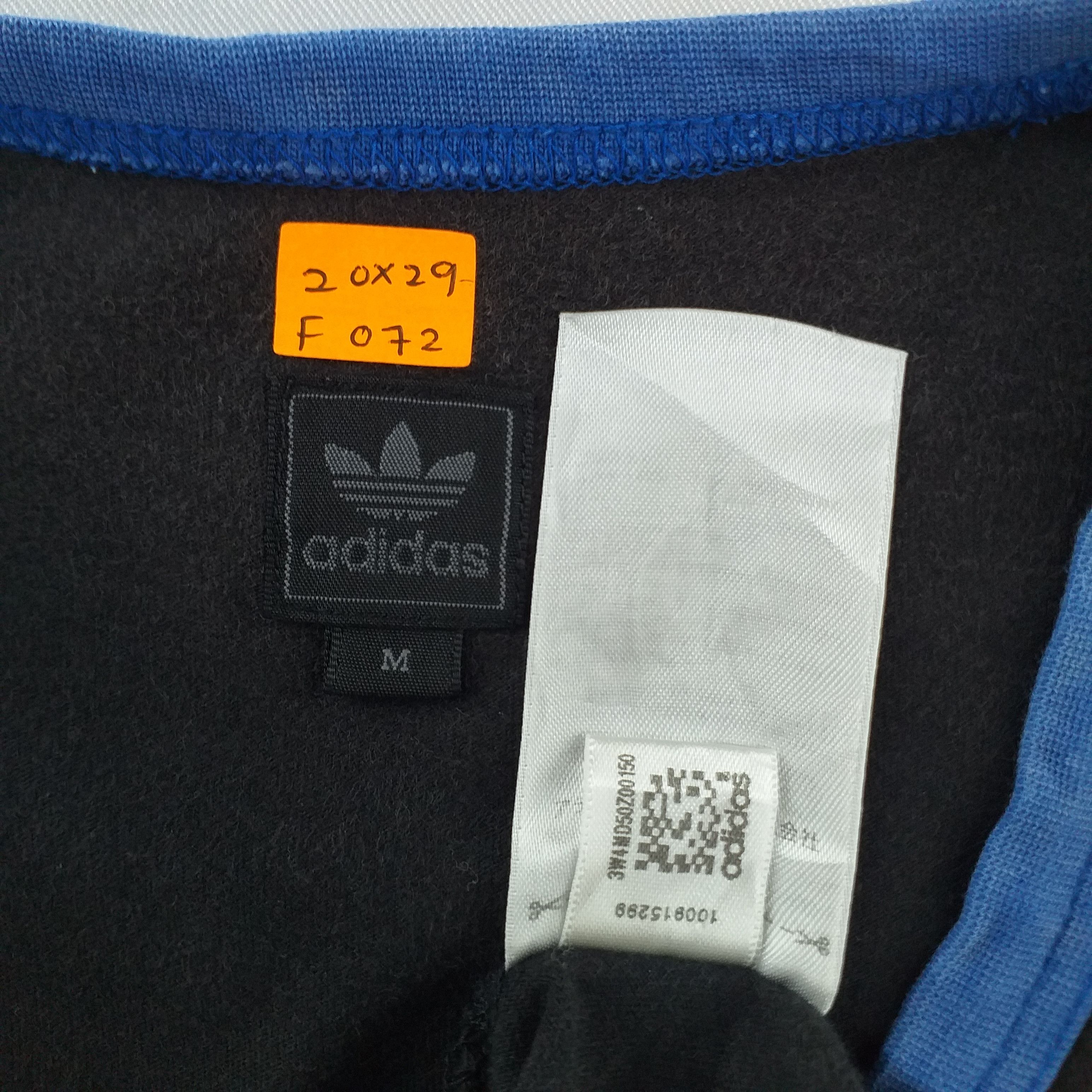 Adidas Adidas Trefoil Big Logo Ringer Medium Tshirt -F072 Size US M / EU 48-50 / 2 - 6 Thumbnail