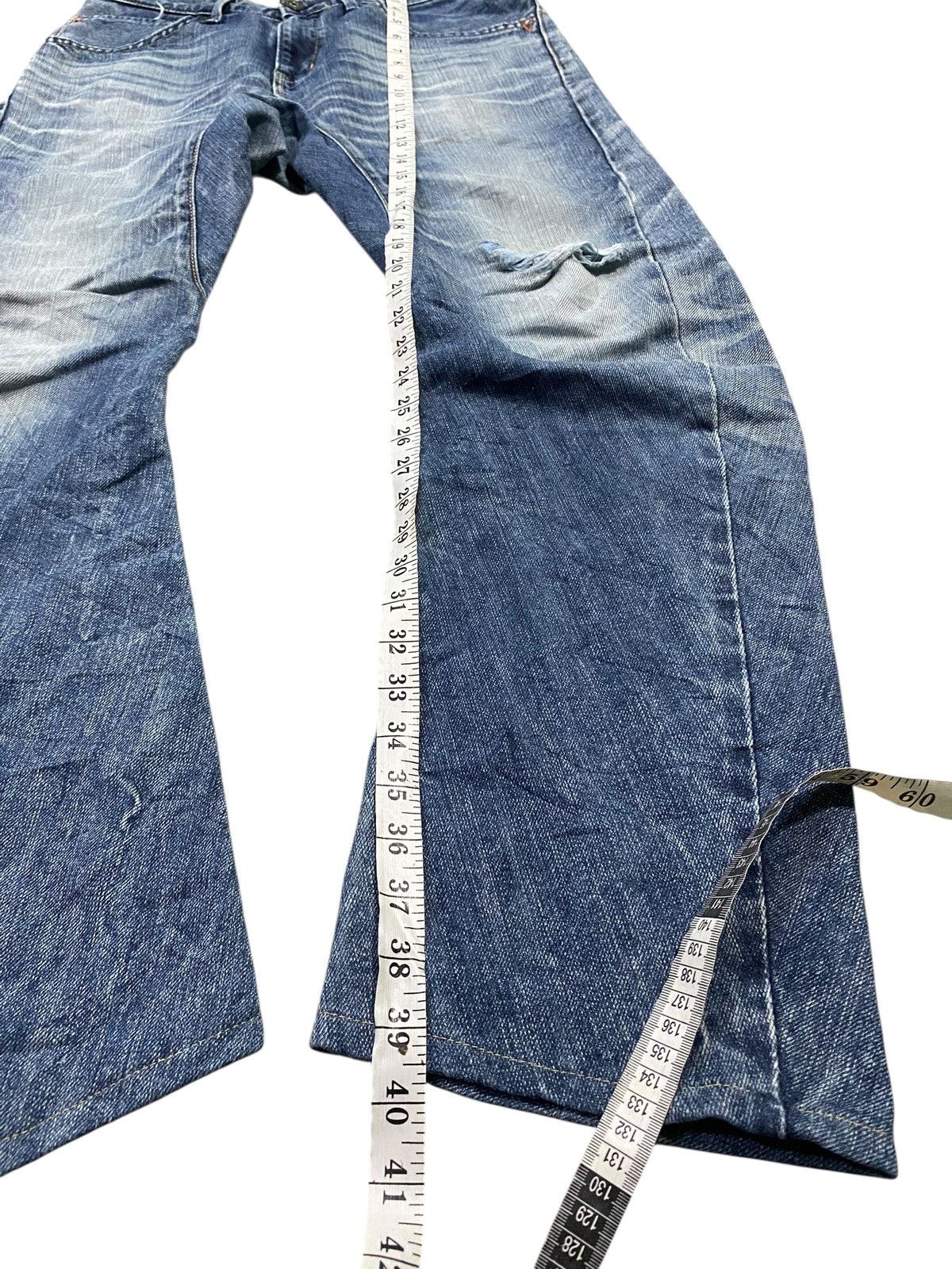 Edwin Vintage edwin function curve banana style distressed denim Size US 32 / EU 48 - 6 Thumbnail