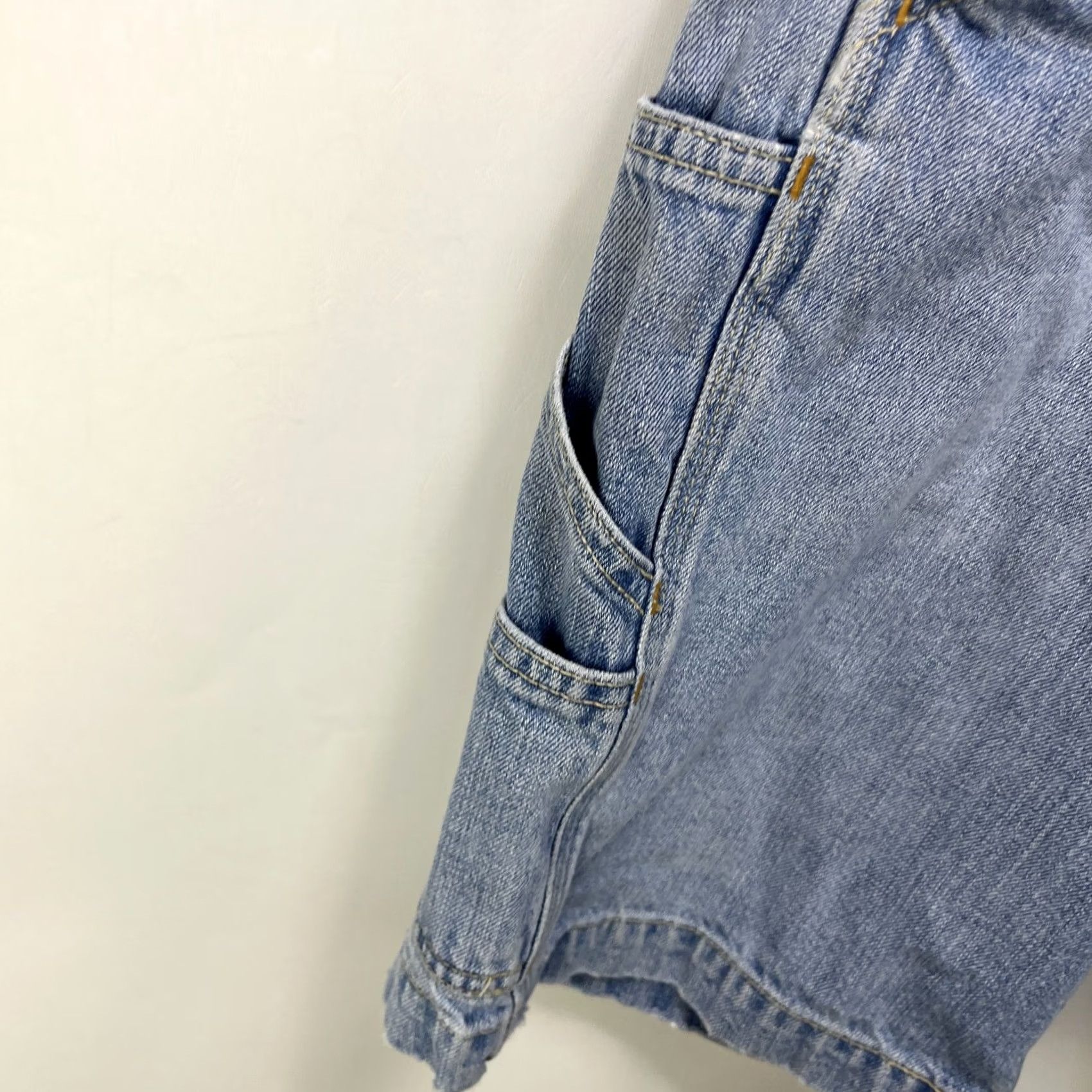 Levi's VINTAGE Levi's Light Wash Loose Carpenter Denim Jean Shorts 32 Mens 90s Hip Hop Movie Size US 32 / EU 48 - 6 Thumbnail