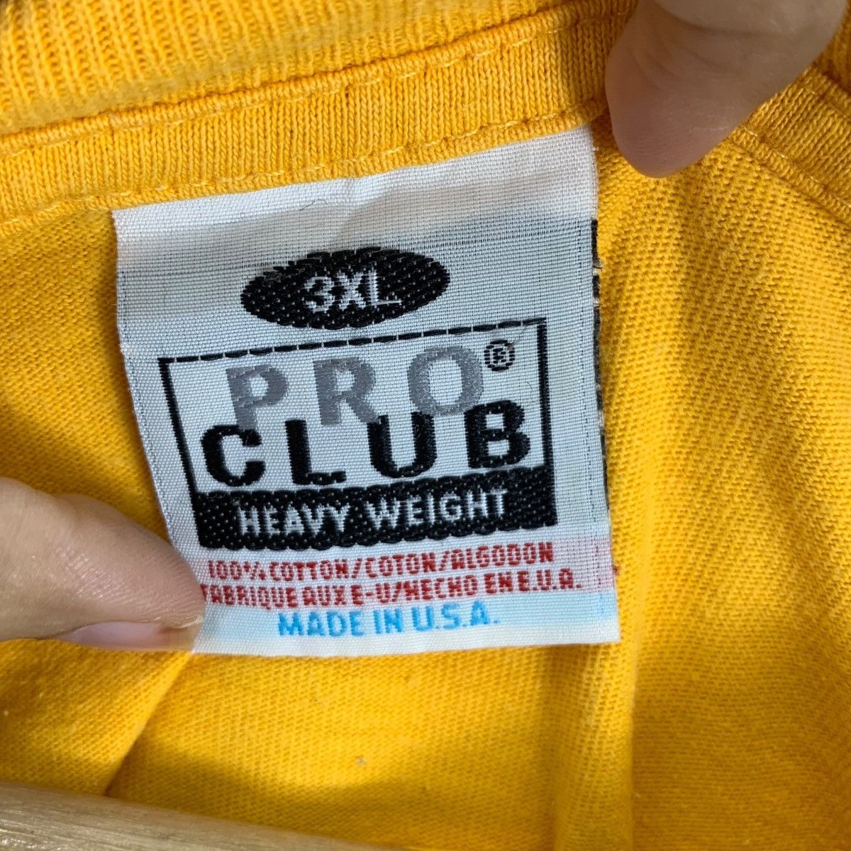 Vintage Vintage 90’ PRO CLUB HEAVYWEIGHT USA Plain Tee Shirt Top Size US XXL / EU 58 / 5 - 5 Thumbnail