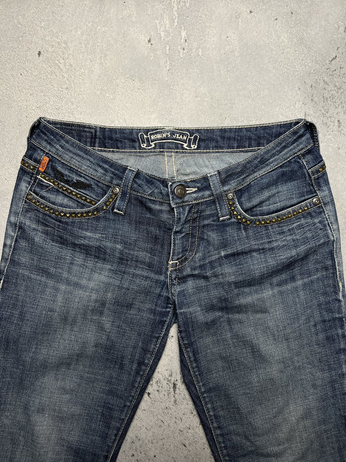 Vintage Robin’s Jean 00s Jeans y2k Made in USA 90s Rare Hype Swag Size 27" / US 4 / IT 40 - 4 Thumbnail