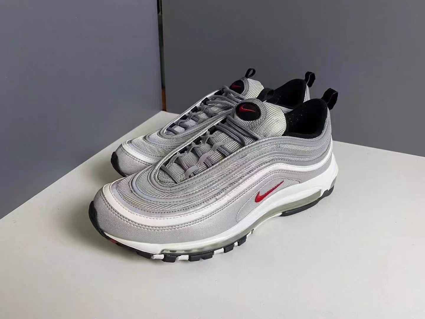 Nike Nike Air Max 97 Silver Bullet K15 Size US 13 / EU 46 - 1 Thumbnail