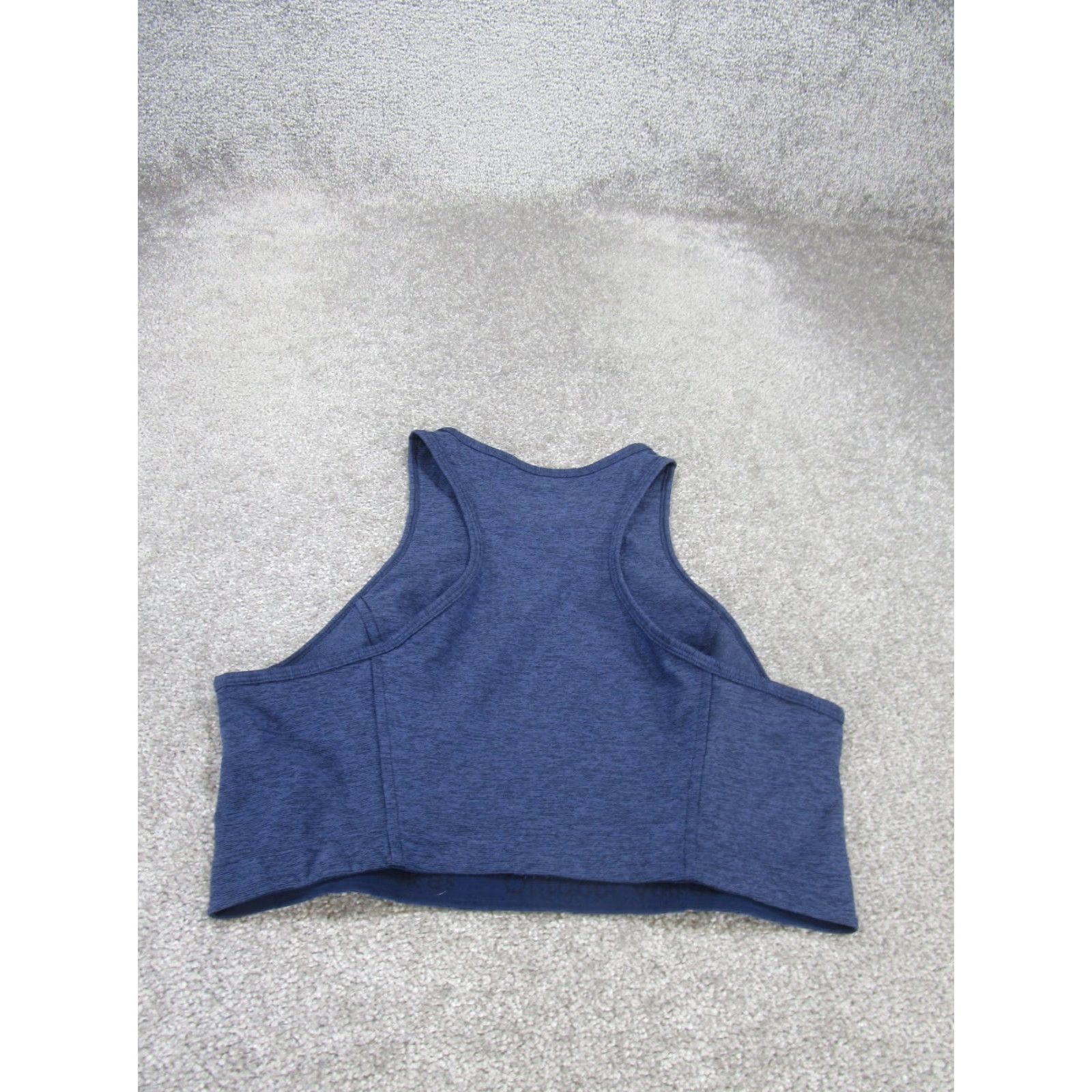 Outdoor Voices Outdoor Voices Tank Shirt Womens Large Blue Cropped Stretch Gym Training - 90s Not Applicable? (no decade) - Womens Size L / US 10 / IT 46 - 3 Thumbnail