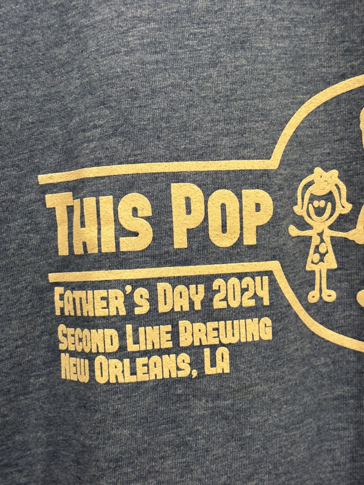 Gildan Second Line Brewery Fathers Day Shirt This Pop Loves Hops XL Size US XL / EU 56 / 4 - 4 Thumbnail