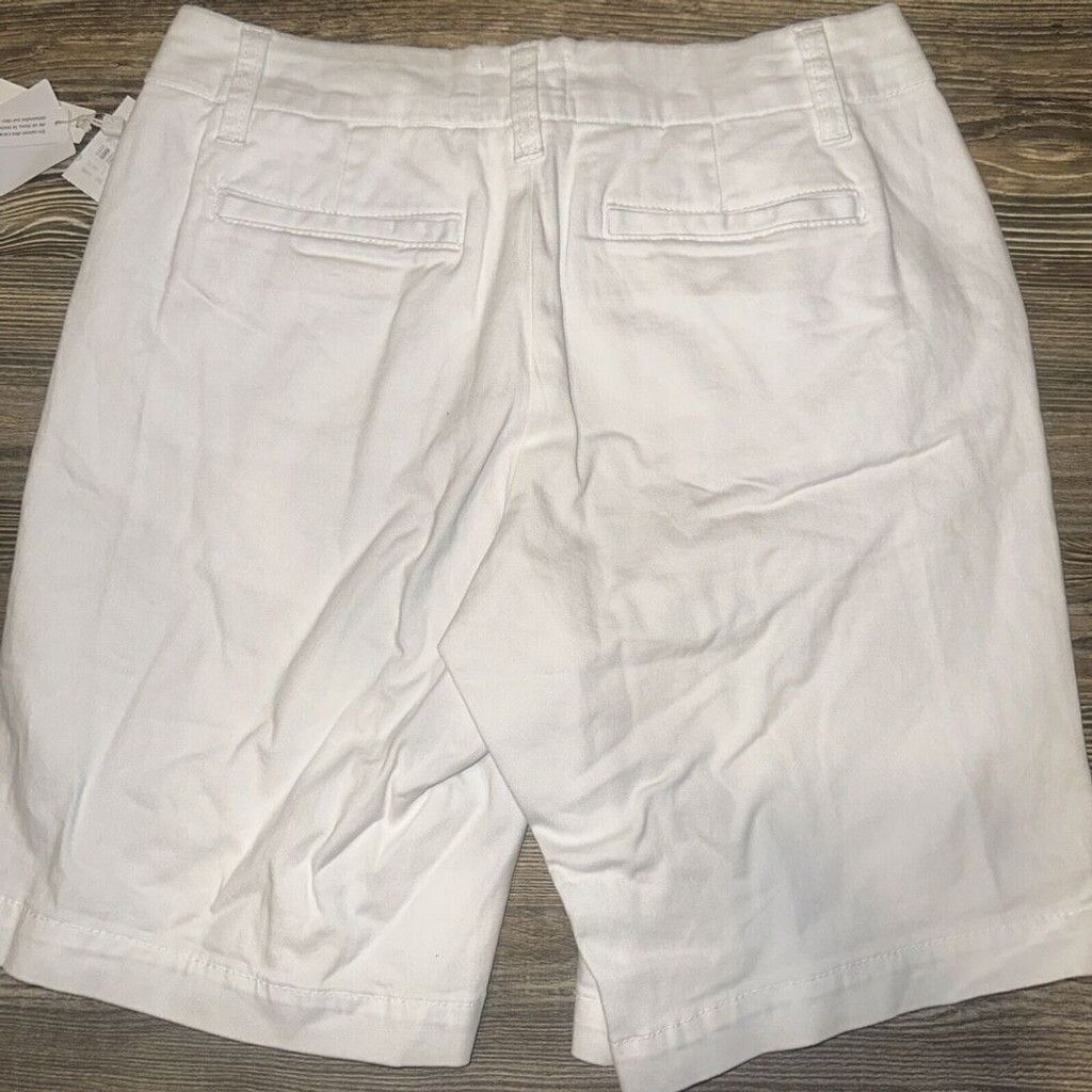 Nordstrom CASLON Women's 9" Stretch Cotton Twill Shorts - Size 0.T Size 25" / US 0 / IT 36 - 9 Thumbnail