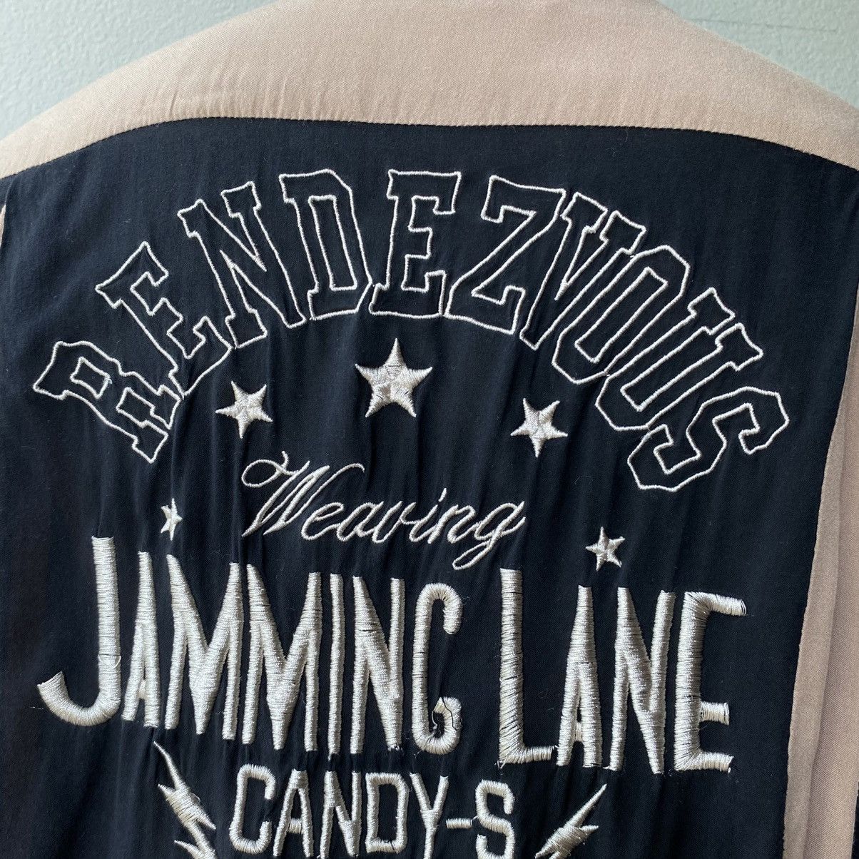 Japanese Brand Candy Stripper Jamming Lane Embroidered Bowling Shirt Size US M / EU 48-50 / 2 - 20 Thumbnail