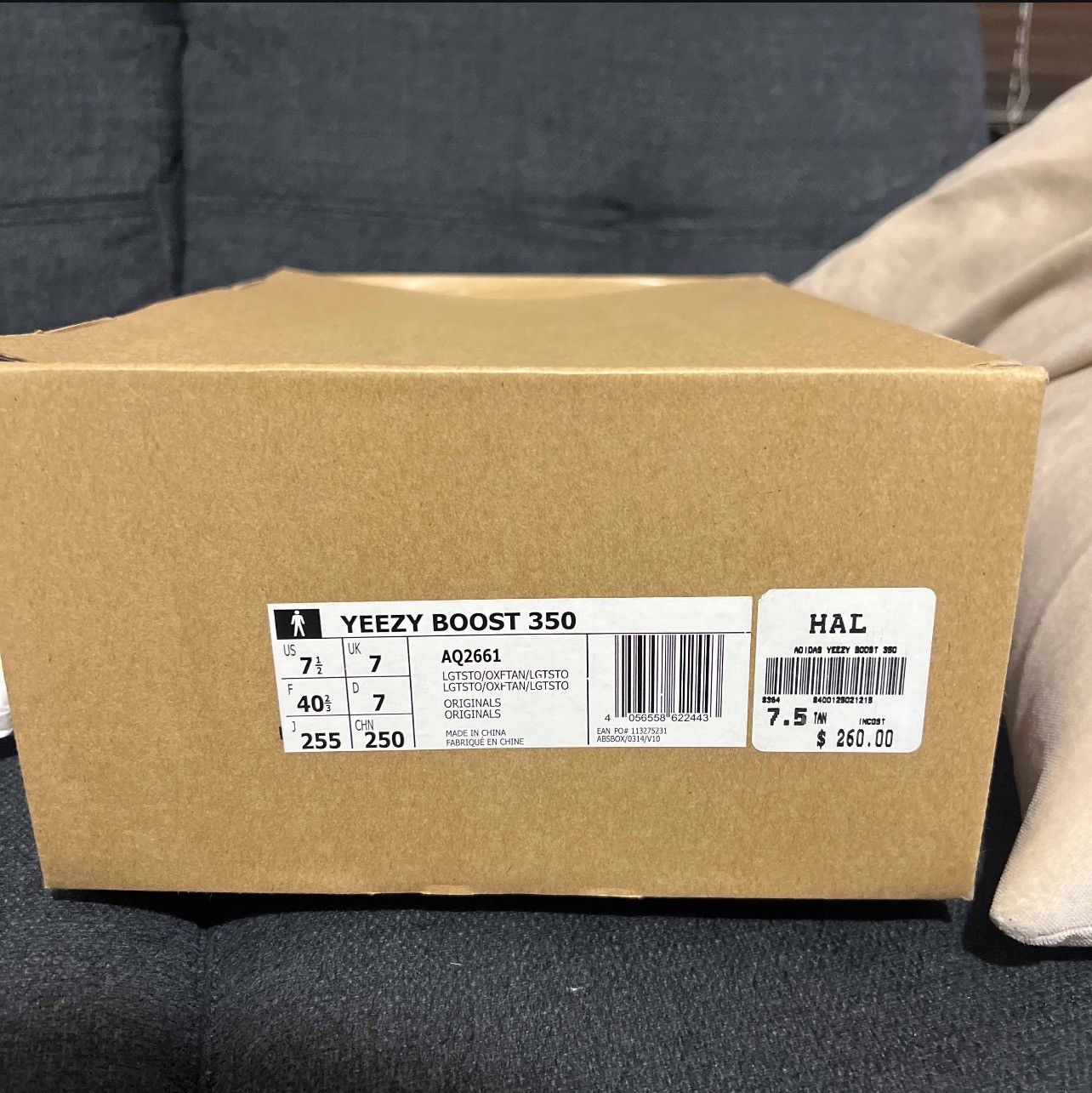 Adidas Adidas YEEZY Boost 350 ‘Oxford Tan’ Size US 7.5 / EU 40-41 - 7 Thumbnail