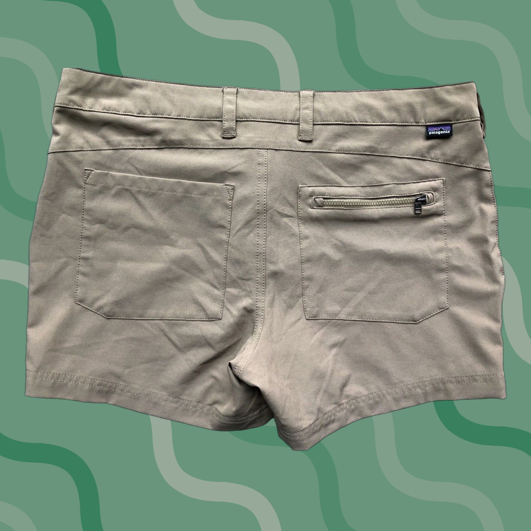 Patagonia Patagonia Shorts Womens Size 6 Beige Tan Polyester Elastane RN51884 Polo? Size 28" / US 6 / IT 42 - 1 Thumbnail