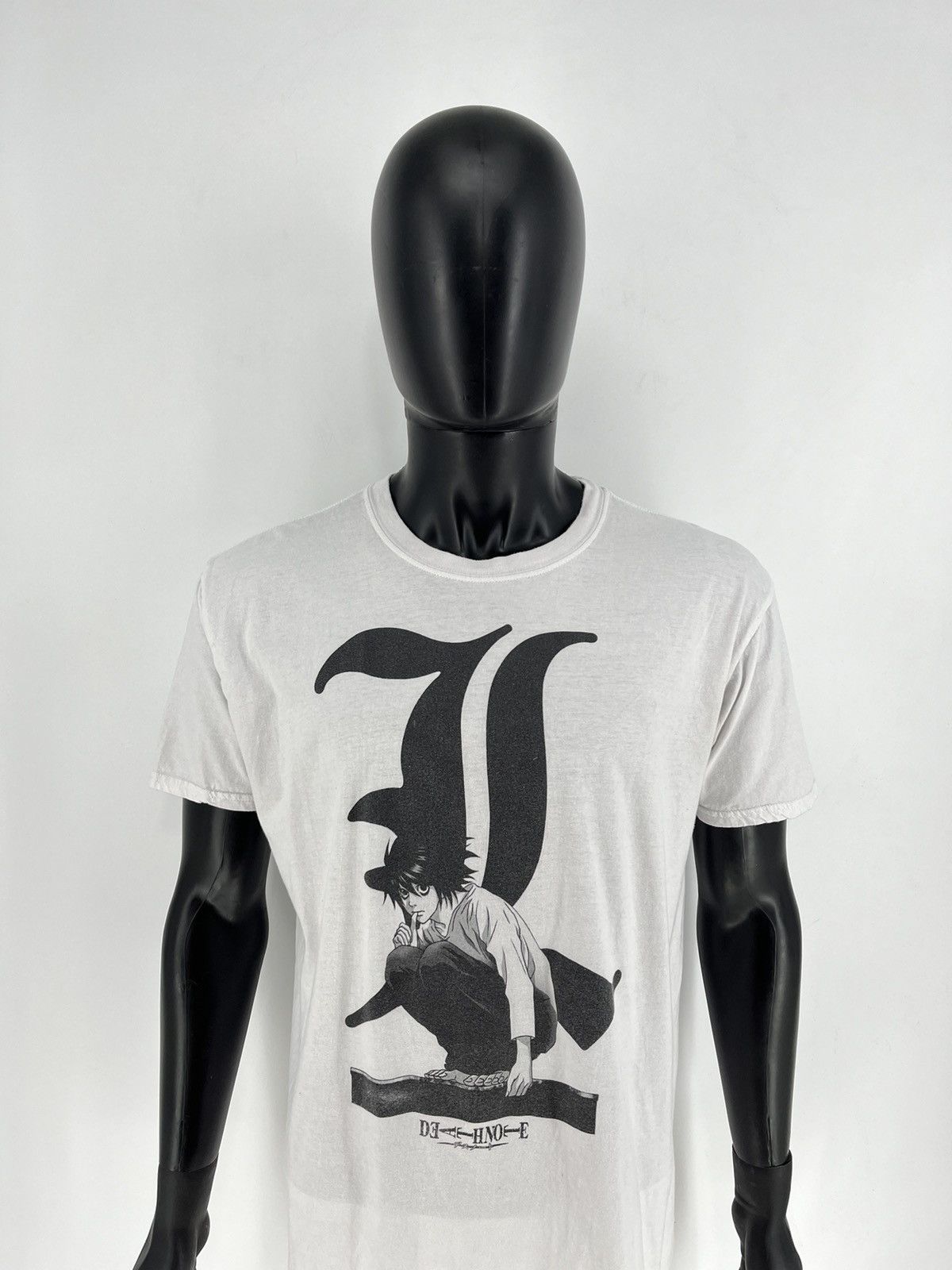 Anime × Japanese Brand Vintage DEATH NOTE DISTRESSED Promo T-shirt Character Size US XL / EU 56 / 4 - 5 Thumbnail