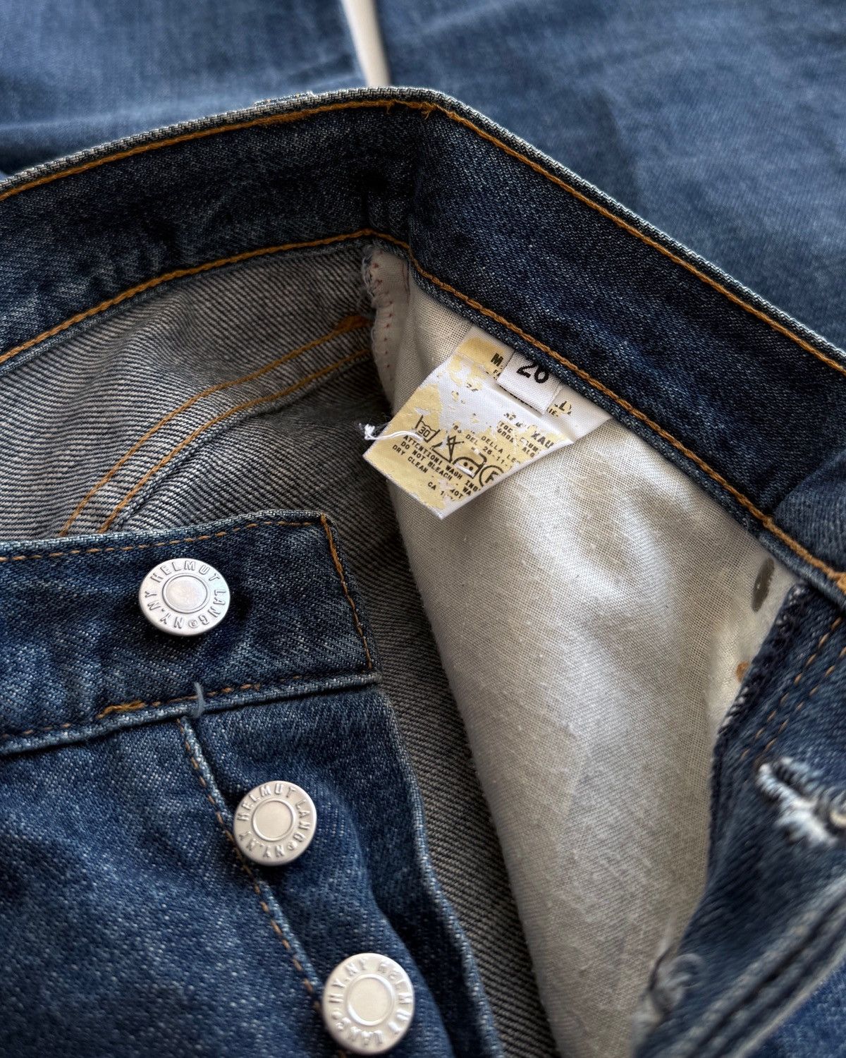 Helmut Lang VINTAGE HELMUT LANG CLASSIC DENIM Size US 28 / EU 44 - 10 Thumbnail