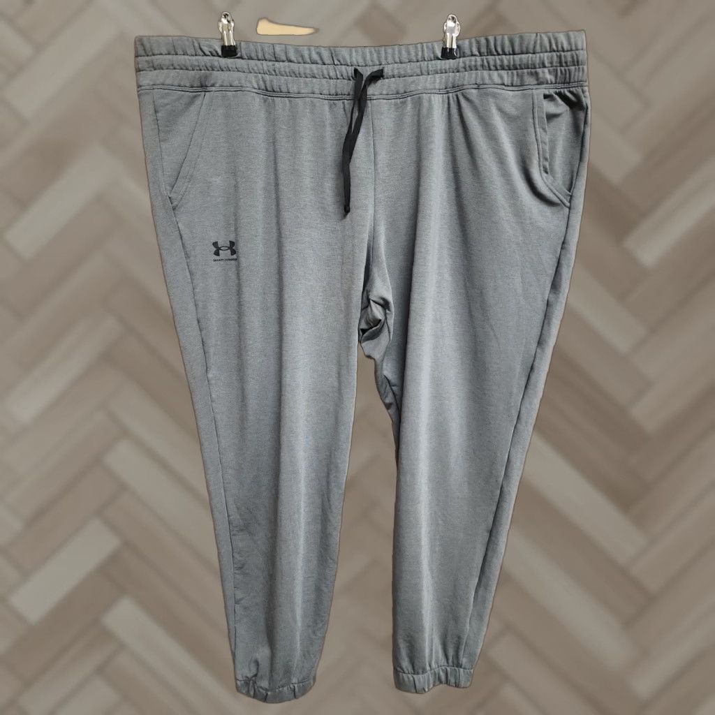 Under Armour VINTAGE Under Armour Rival Terry Jogger Pants Women 3XL NWT Gray Size 25" / US 0 / IT 36 - 1 Thumbnail