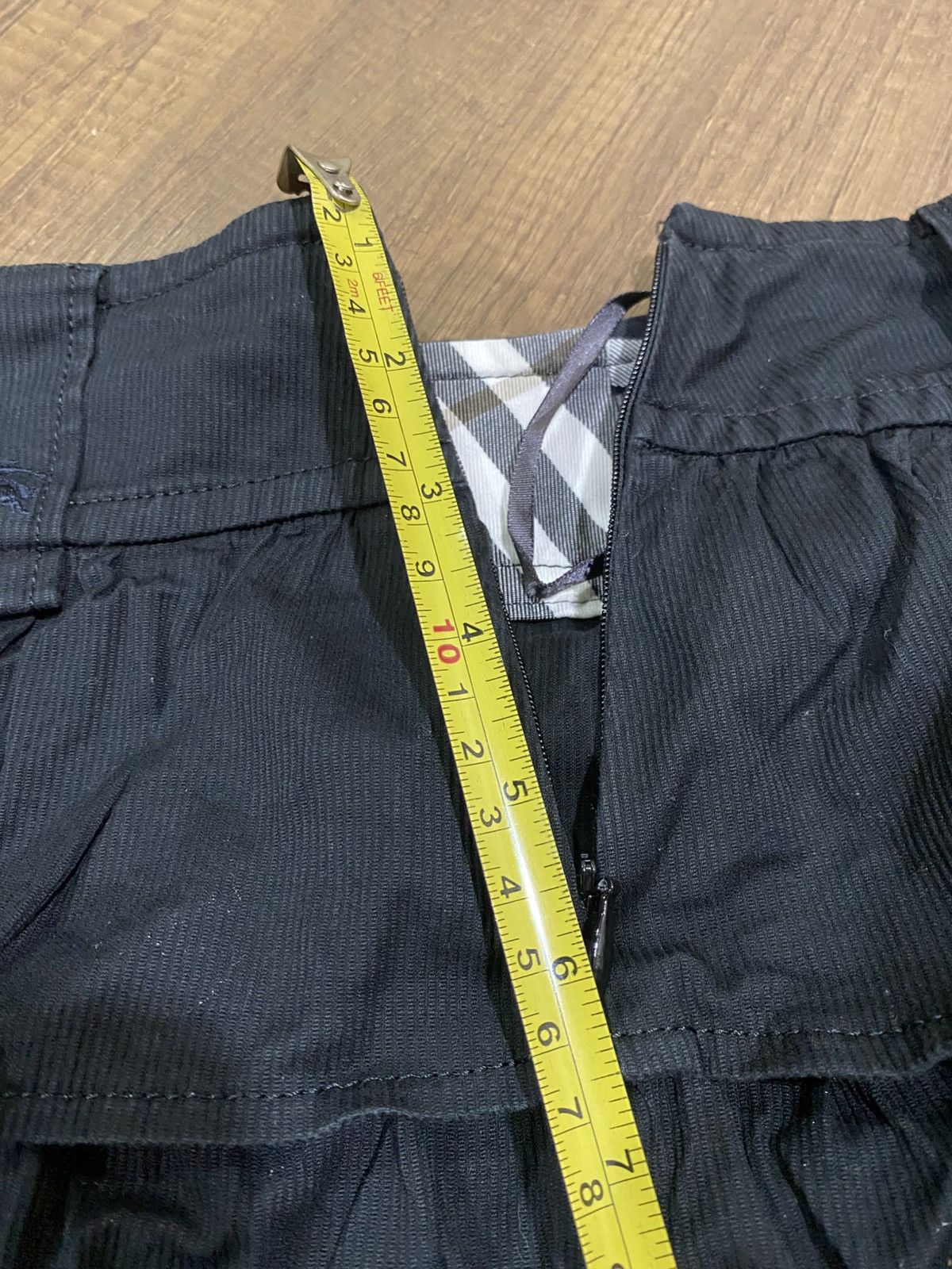 Burberry Burberry Blue Label Black Cotton Skirt Size 27" / US 4 / IT 40 - 8 Thumbnail