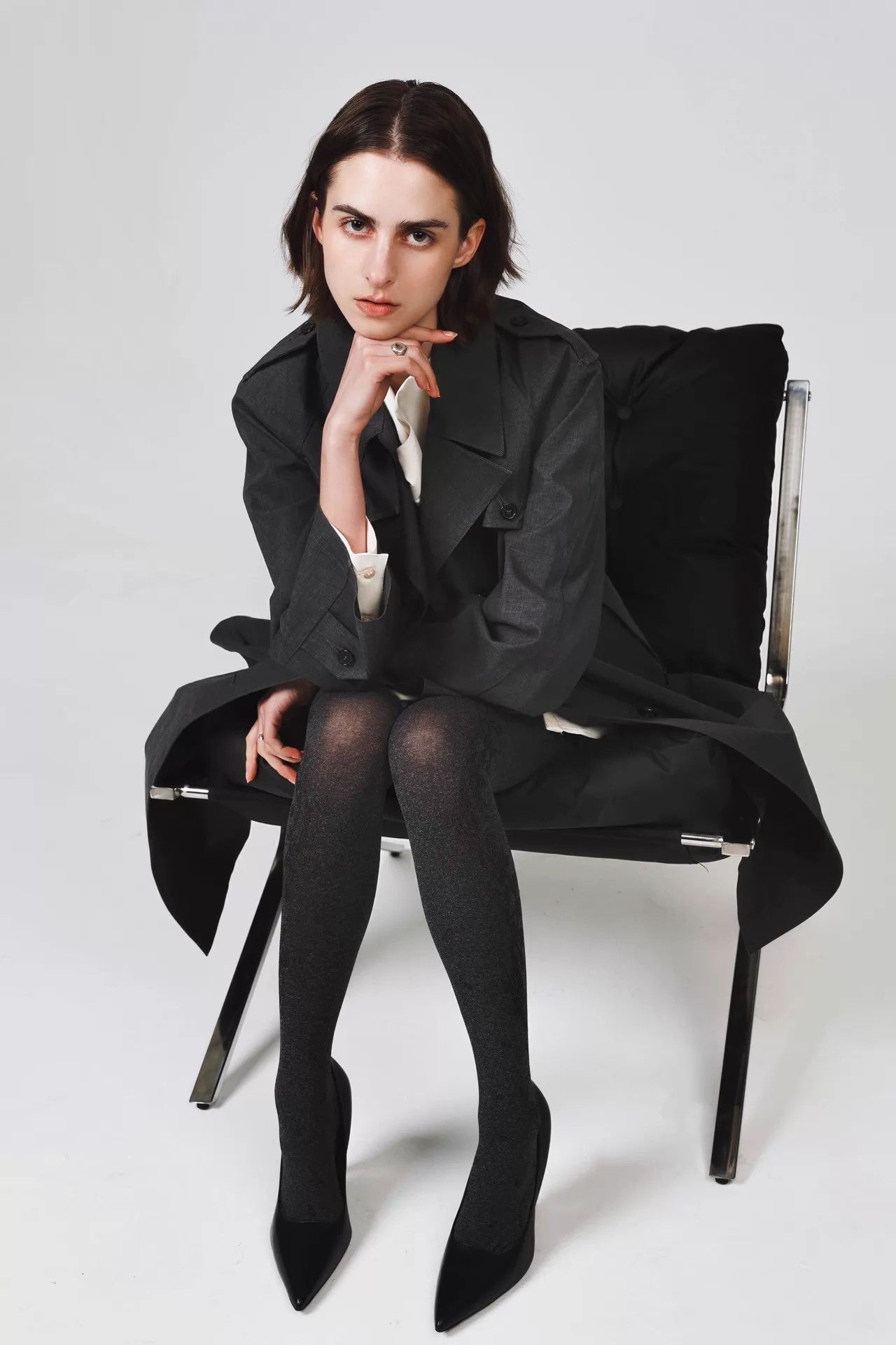 Maison Margiela Maison Margiela x Mackintosh 19AW Gray Trench Coat 36 Size XS / US 0-2 / IT 36-38 - 3 Thumbnail