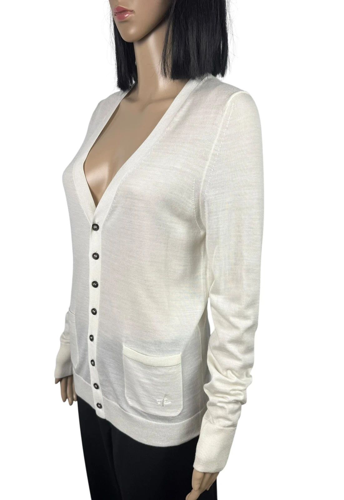 Other Jack Knitters Merino Wool Cardigan Size S / US 4 / IT 40 - 4 Thumbnail