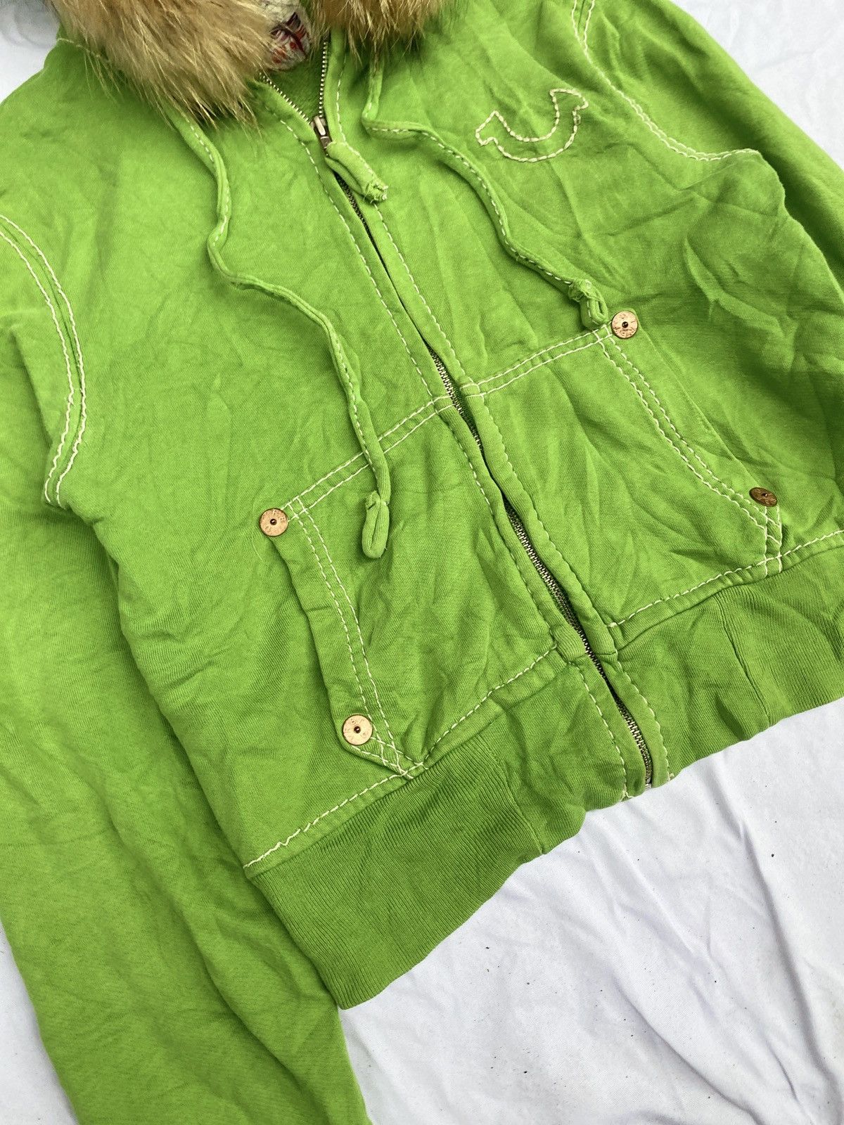 If Six Was Nine True Religion Fur Hoodie Size US S / EU 44-46 / 1 - 4 Thumbnail