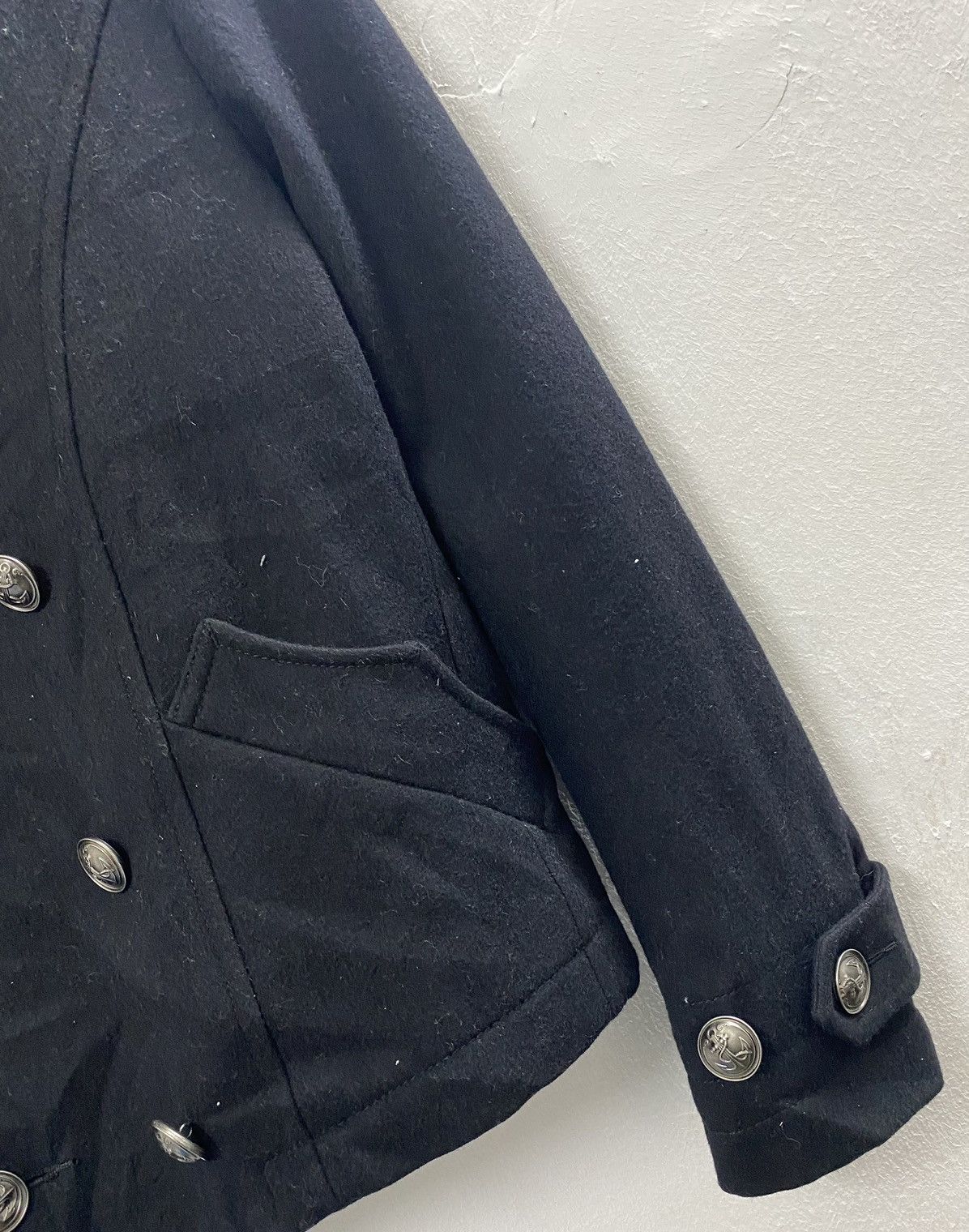 PPFM Vintage PPFM Double Breasted Punk Gotic Wool Jacket Size US S / EU 44-46 / 1 - 6 Thumbnail