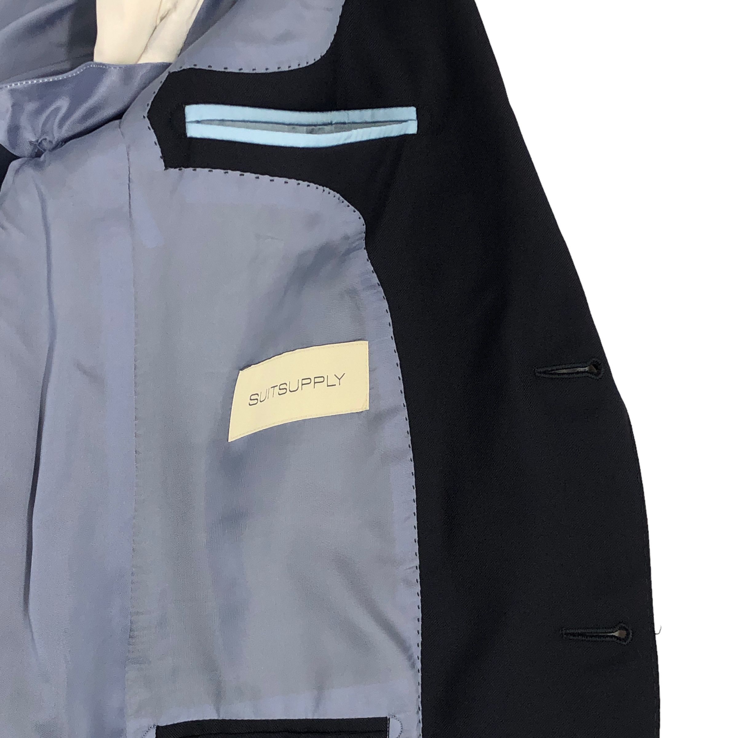 Suitsupply La Spalla Wool Formal Suit EU:48; UK/US:38 - W32 L30 Size 38R - 11 Thumbnail