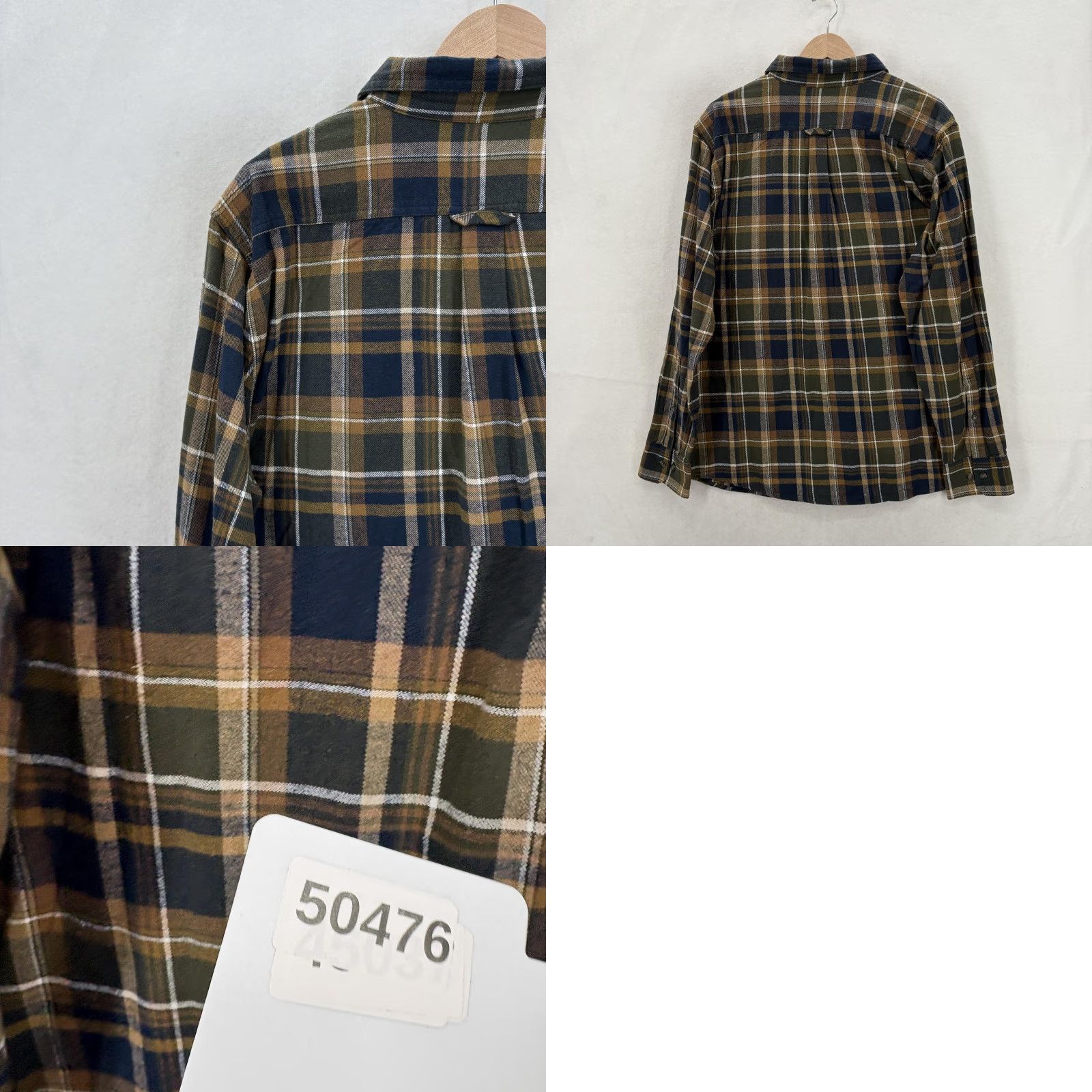 Eddie Bauer Eddie Bauer Shirt Mens Large Green Plaid Flannel Long Sleeve Button Up Hiking Size US L / EU 52-54 / 3 - 9 Thumbnail