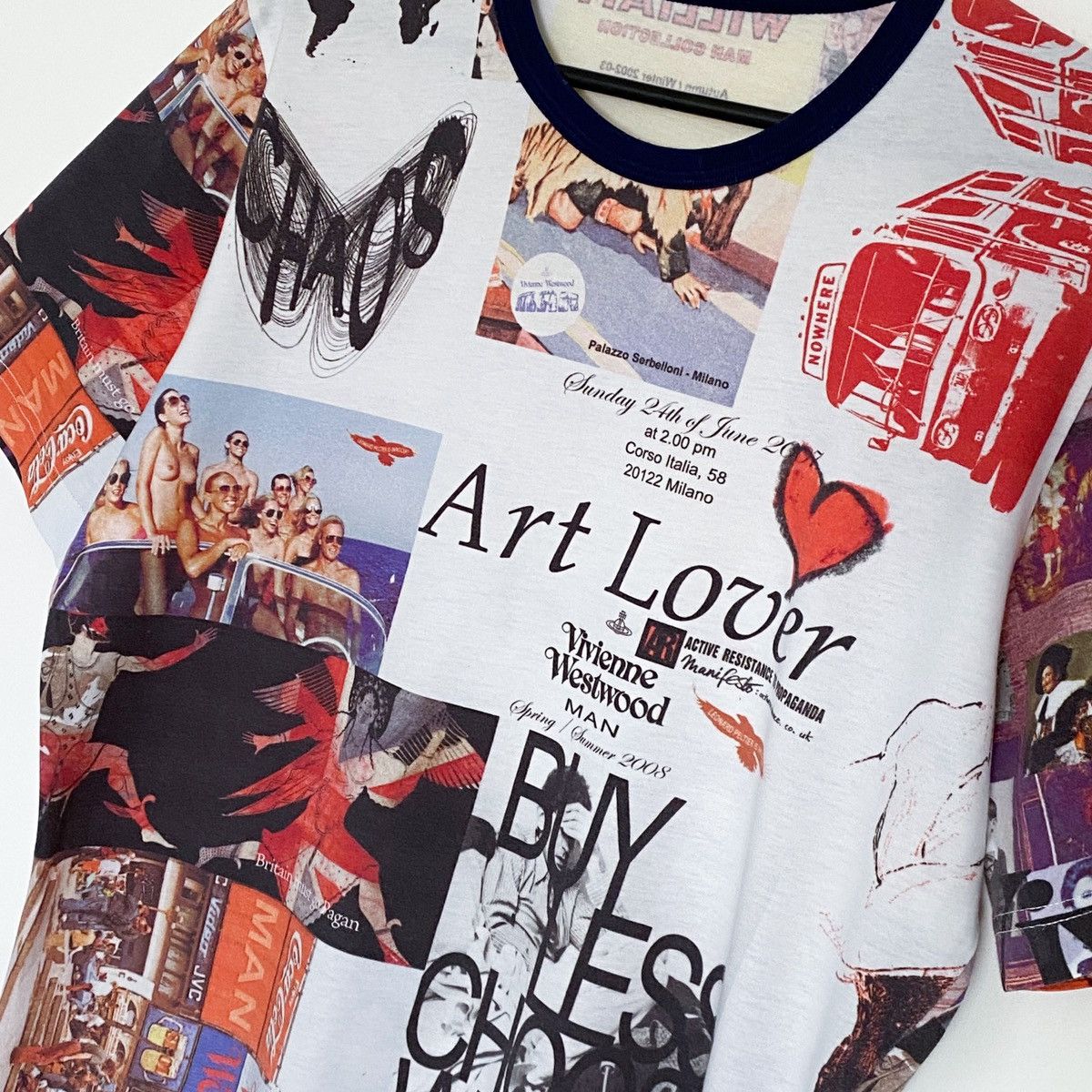 Vivienne Westwood Vivienne Westwood Art Lover Chaos Full Art Tee / T Shirt Size US S / EU 44-46 / 1 - 3 Thumbnail