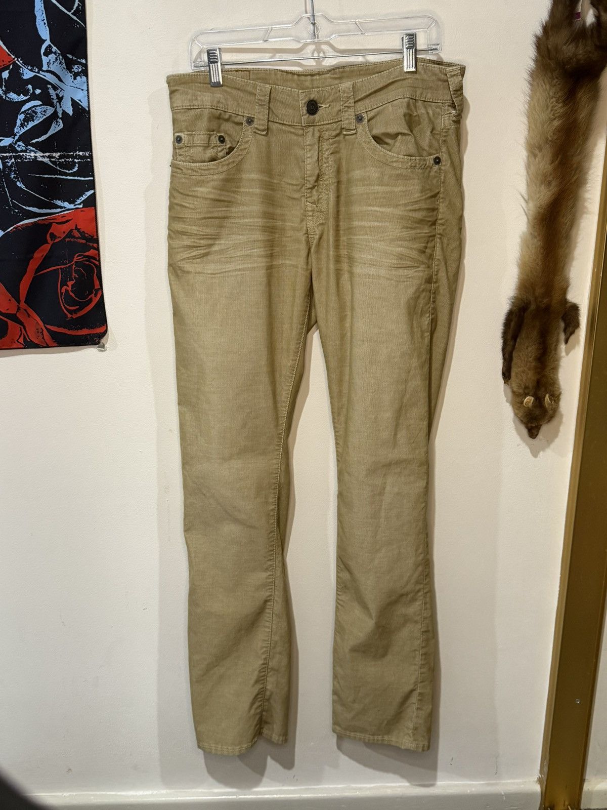 True Religion TRUE RELIGION Corduroy Pants Beige Size US 32 / EU 48 - 1 Thumbnail