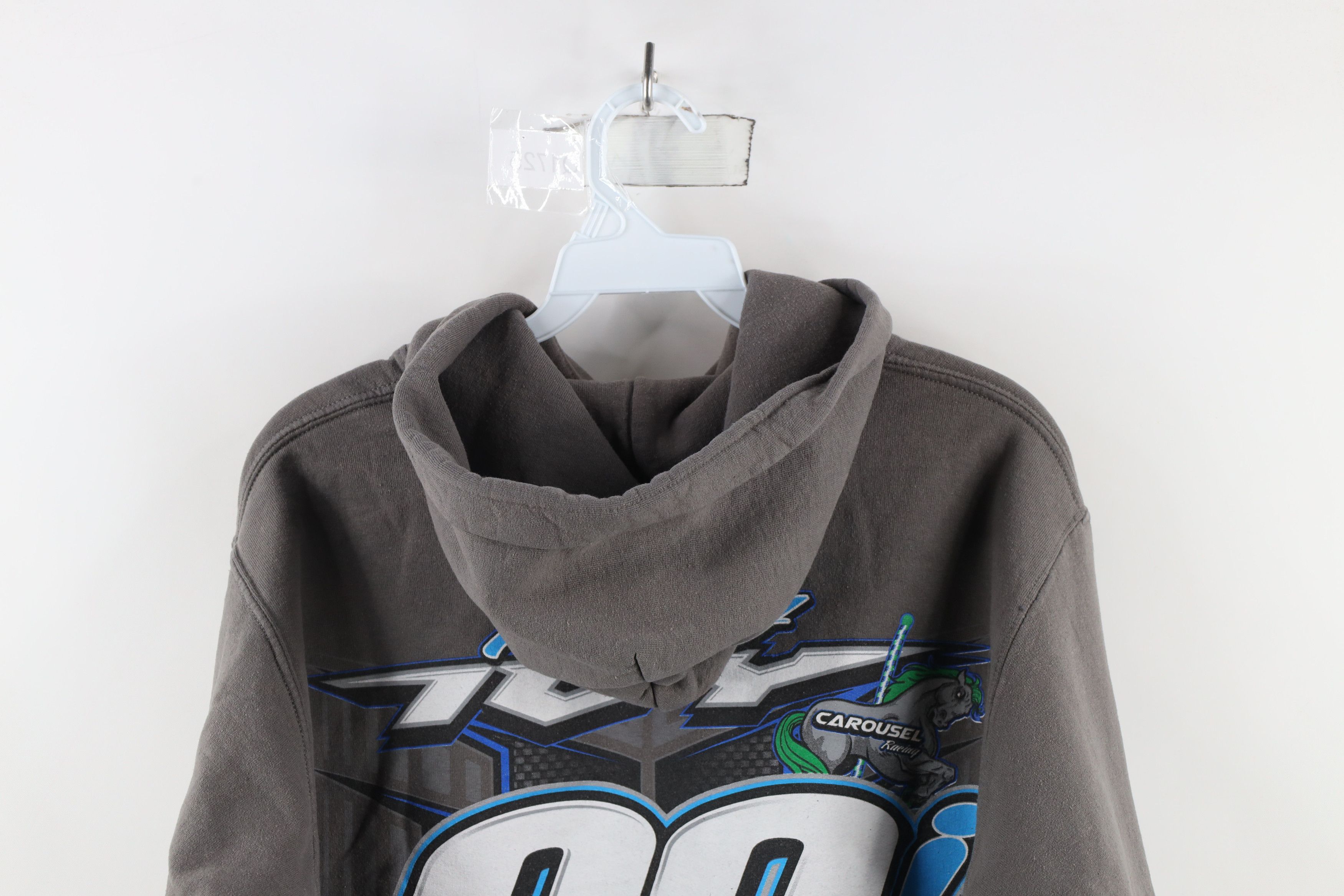 Vintage Streetwear Ivy Sprint Car Racing Hoodie Sweatshirt Gray Size US S / EU 44-46 / 1 - 12 Thumbnail