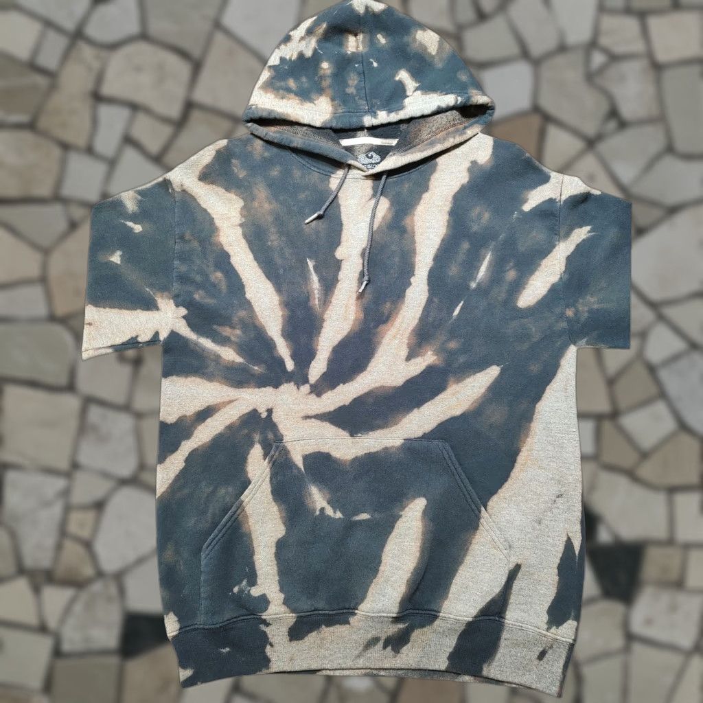 Fruit Of The Loom Tie Dye Swirl Acid Wash Tag Medium Black Hoodie Sweatshirt 1 Of 1 Size US M / EU 48-50 / 2 - 1 Thumbnail