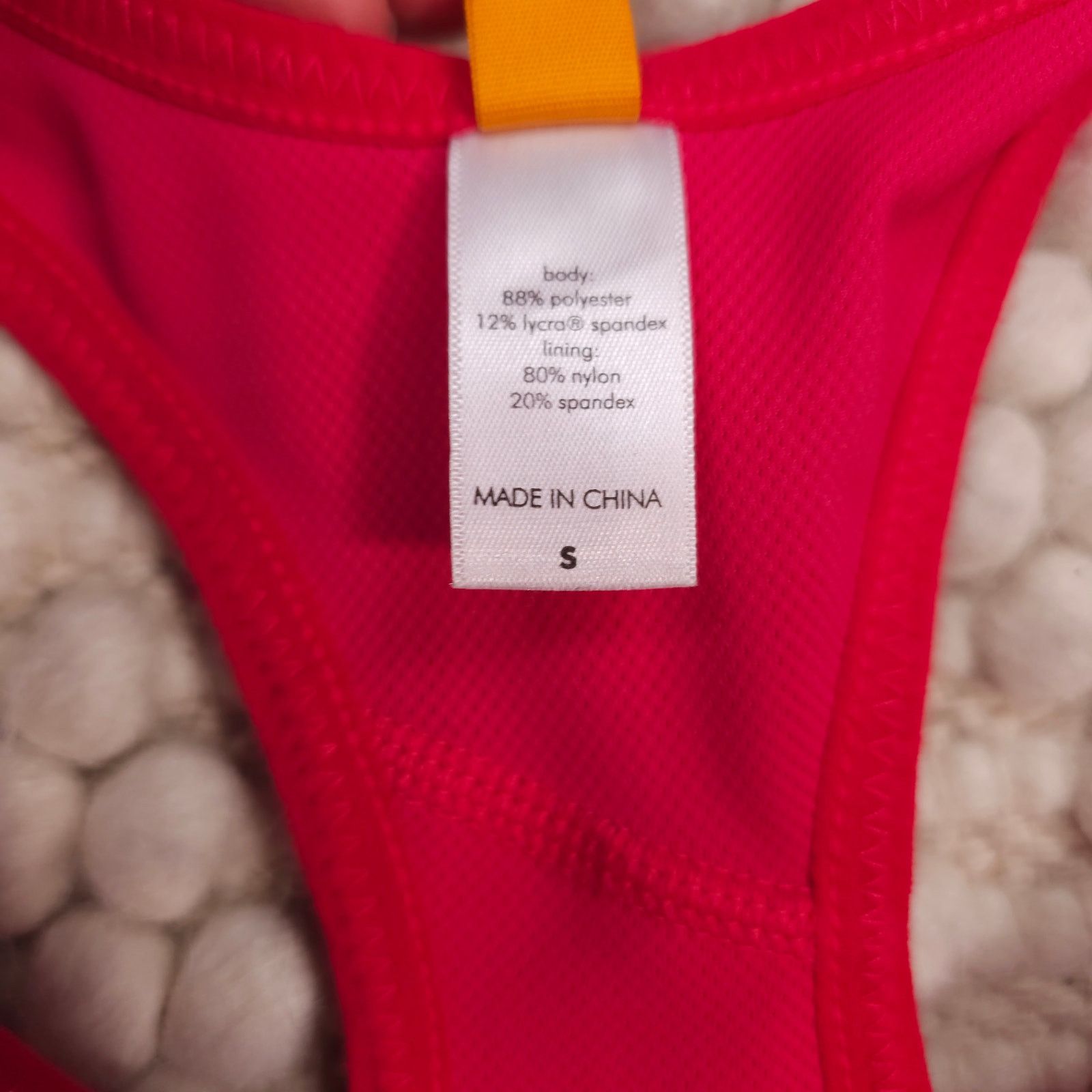 Other Lucy Watermelon Pink Lightly Padded Sports Bra Sz Small Size ONE SIZE - 7 Thumbnail