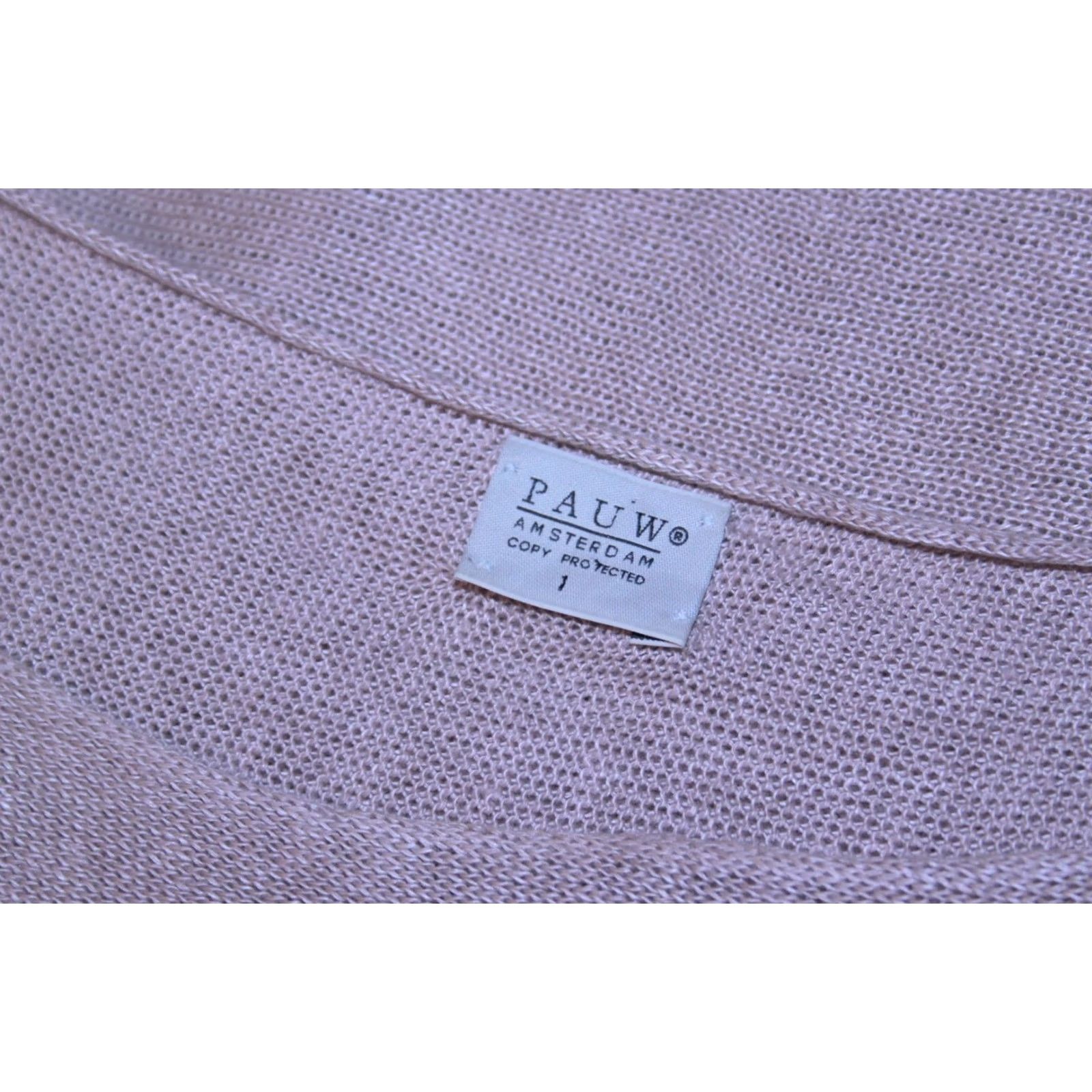 Vintage Pauw Amsterdam Womens Linen Dress Size 1 Multicoloured Midi A-Line Dress Size XS / US 0-2 / IT 36-38 - 5 Thumbnail