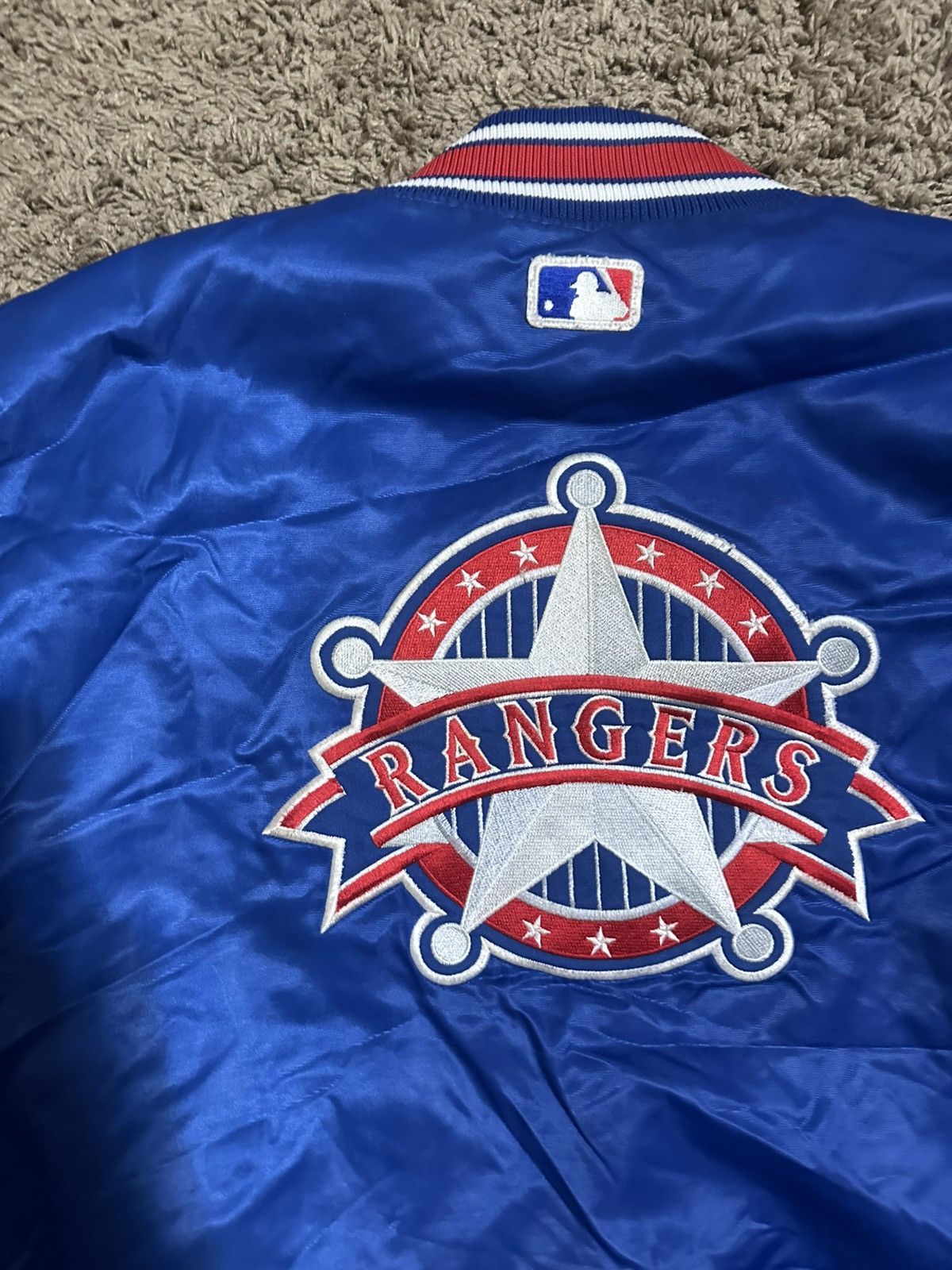 MLB Vintage MLB Starter Texas Rangers jacket 00s size 2XL Size US XXL / EU 58 / 5 - 7 Thumbnail