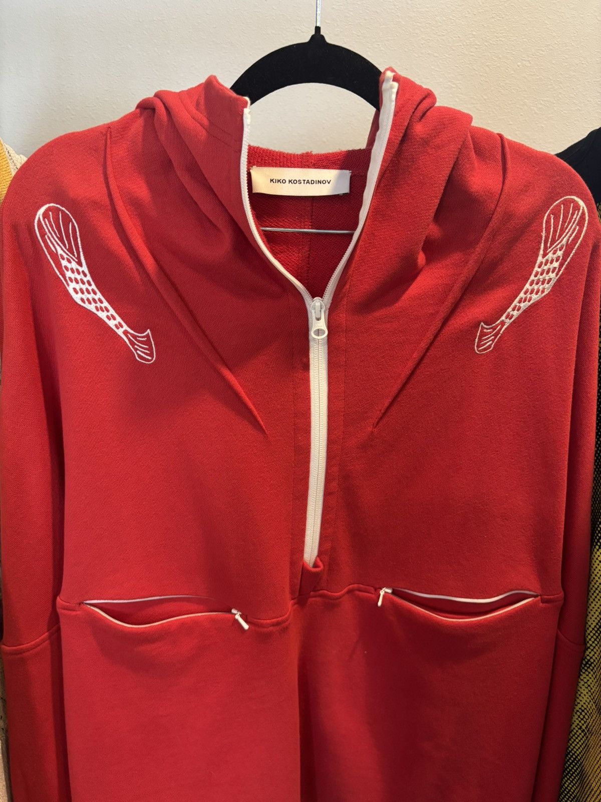 Kiko Kostadinov Kiko Kostadinov🧣Red Bindra Hoodie Size US M / EU 48-50 / 2 - 4 Thumbnail