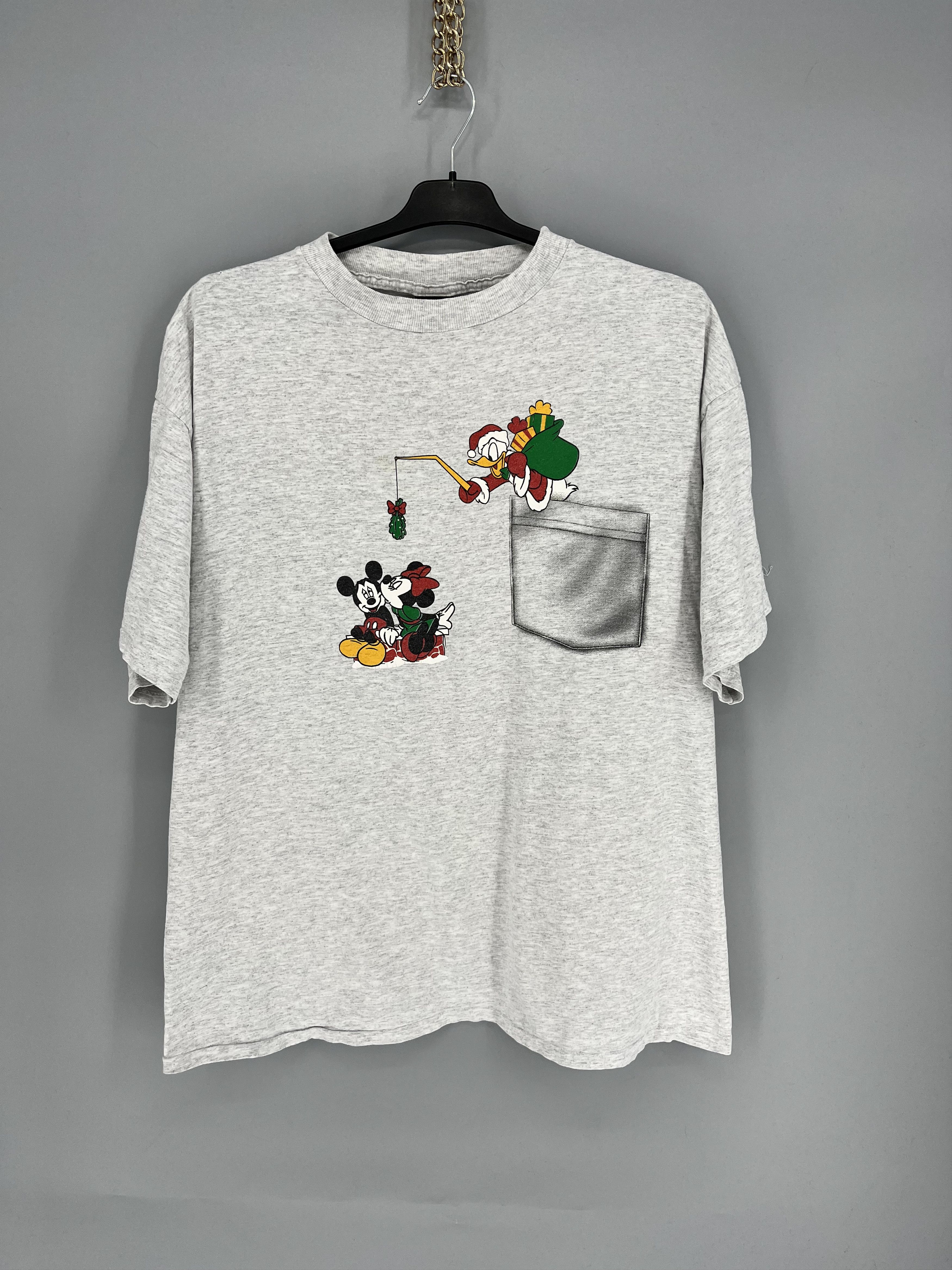 Disney Vintage 90s Mickey And Minnie Mouse Shirt Christian's Theme Size US XL / EU 56 / 4 - 1 Thumbnail