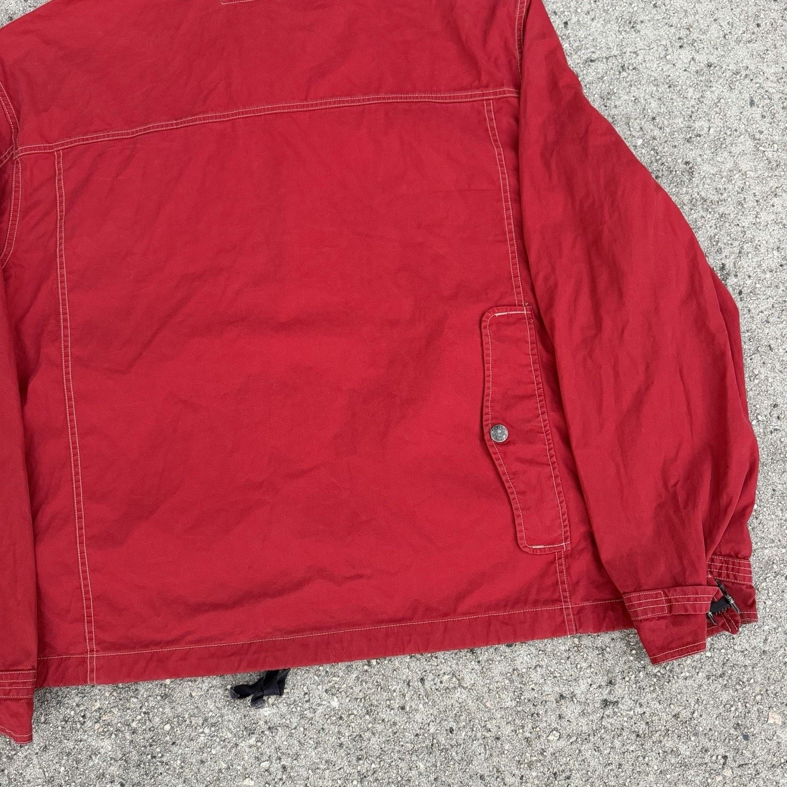 Polo Ralph Lauren × Vintage Vintage 90s Polo Ralph Lauren Red Hooded Utility Jacket XL Size US XL / EU 56 / 4 - 5 Thumbnail