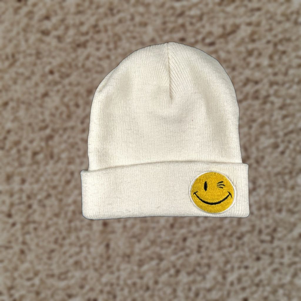 Vintage SGI Apparel Beanie Hat Adult White Knit Embroidered Acrylic Beanie SGI Apparel Unisex Adults One Size White Knit Beanie Skate Ski 90s? Size ONE SIZE - 1 Thumbnail