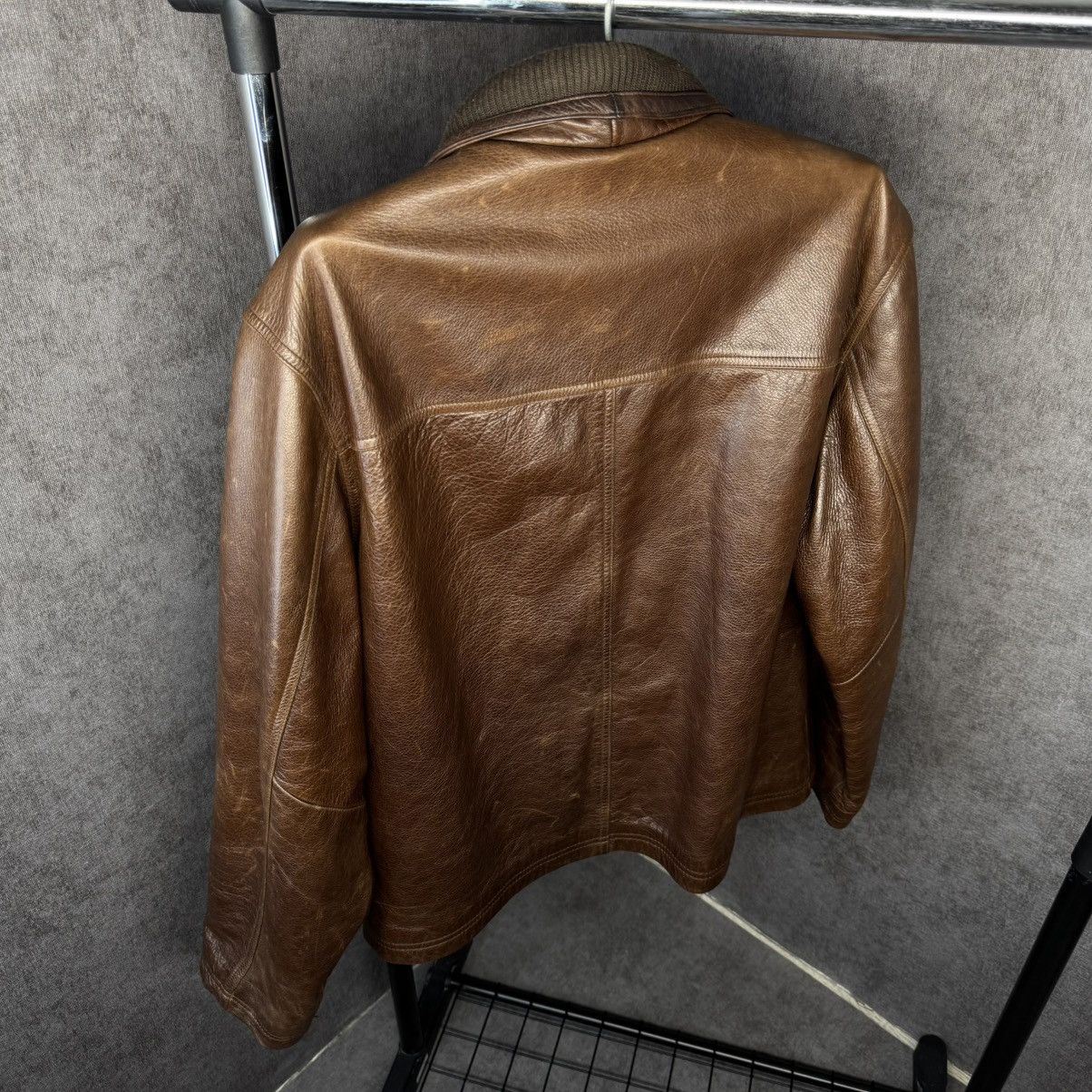 Quiksilver × Vintage Vintage Quiksilver Leather Jacket 90s Size US L / EU 52-54 / 3 - 7 Thumbnail