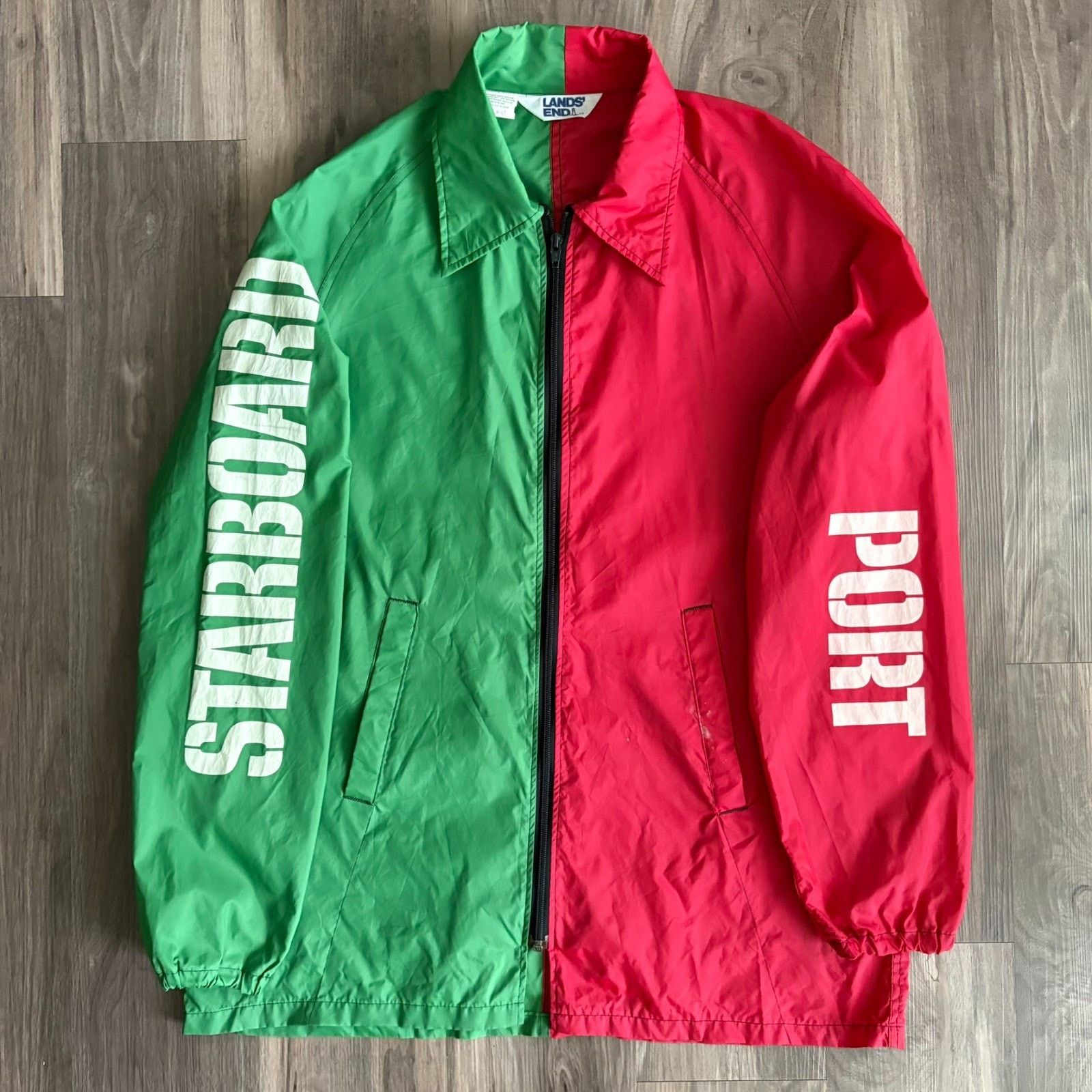 Lands' End × Vintage Vintage Land's End Windbreaker Jacket Men's Size M Size US M / EU 48-50 / 2 - 1 Thumbnail
