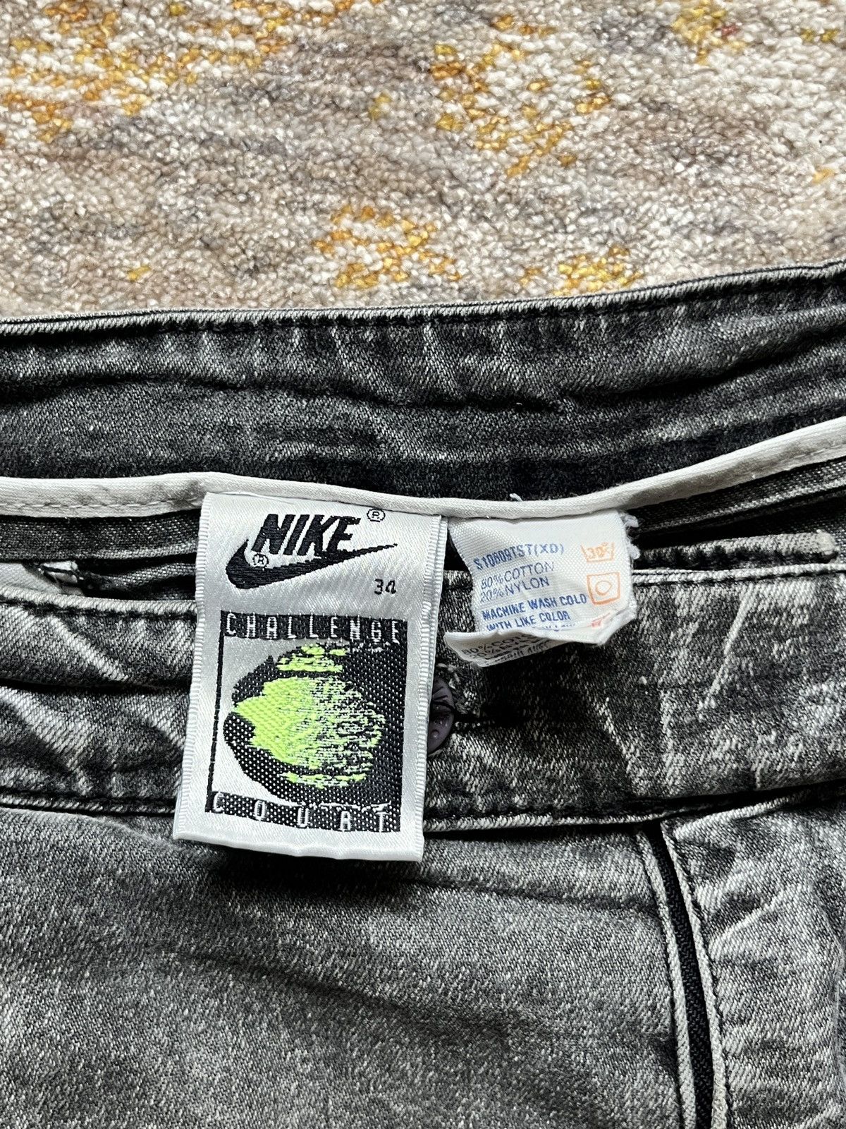 Nike Andre Agassi Court Challange Vintage Shorts Size US 34 / EU 50 - 3 Thumbnail