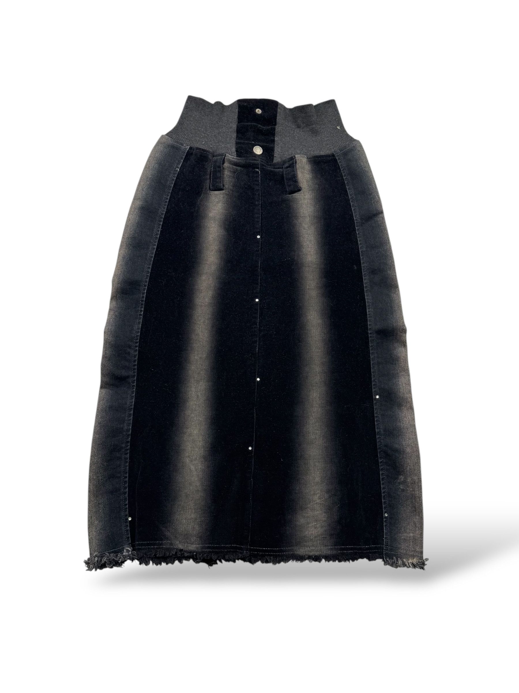 Vintage Faded Midi Skirt W171(V9)