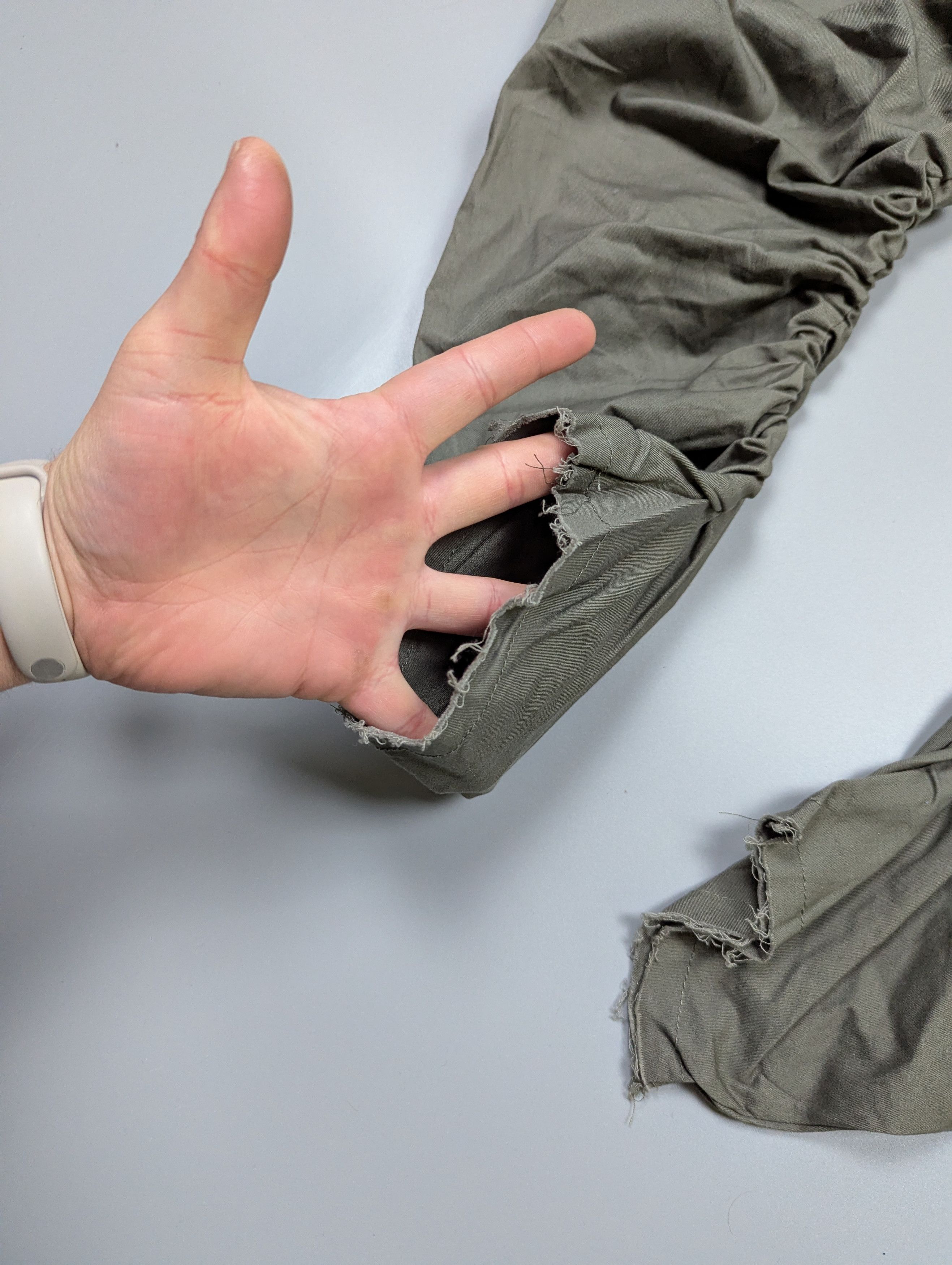 Hysteric Glamour Genius Men’s Loose Olive Green Army Cargo Pants Size M|L Size US 32 / EU 48 - 6 Thumbnail