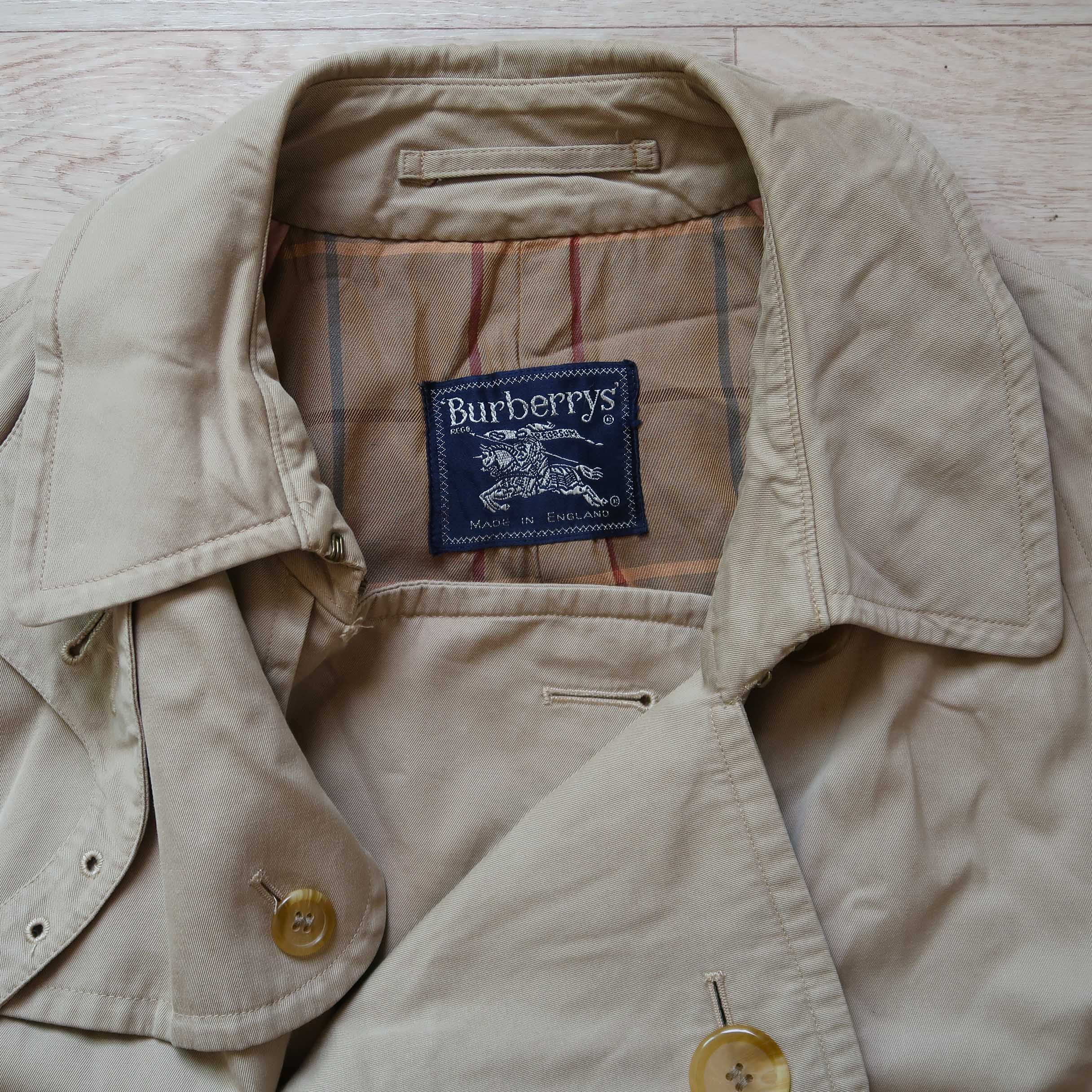 Burberry [Made in England] Vintage OG Burberry Trench Coat Size US M / EU 48-50 / 2 - 2 Thumbnail