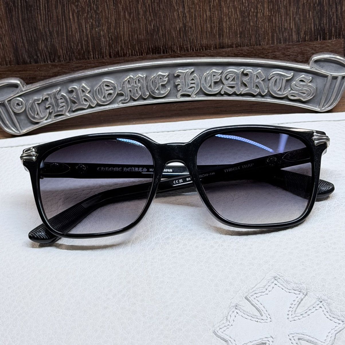 Chrome Hearts Chrome Hearts THIRST TRAP 1/1 Sunglasses Size ONE SIZE - 1 Thumbnail