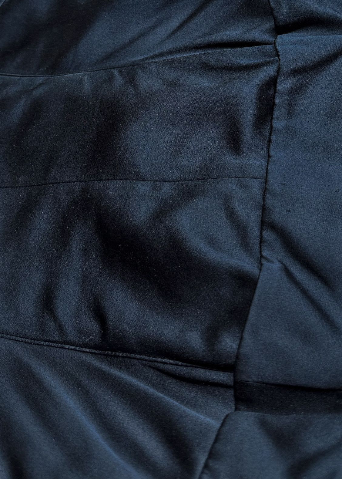 Chanel Chanel C08 Navy Blue Silk Satin Corset Top Size XS / US 0-2 / IT 36-38 - 10 Thumbnail