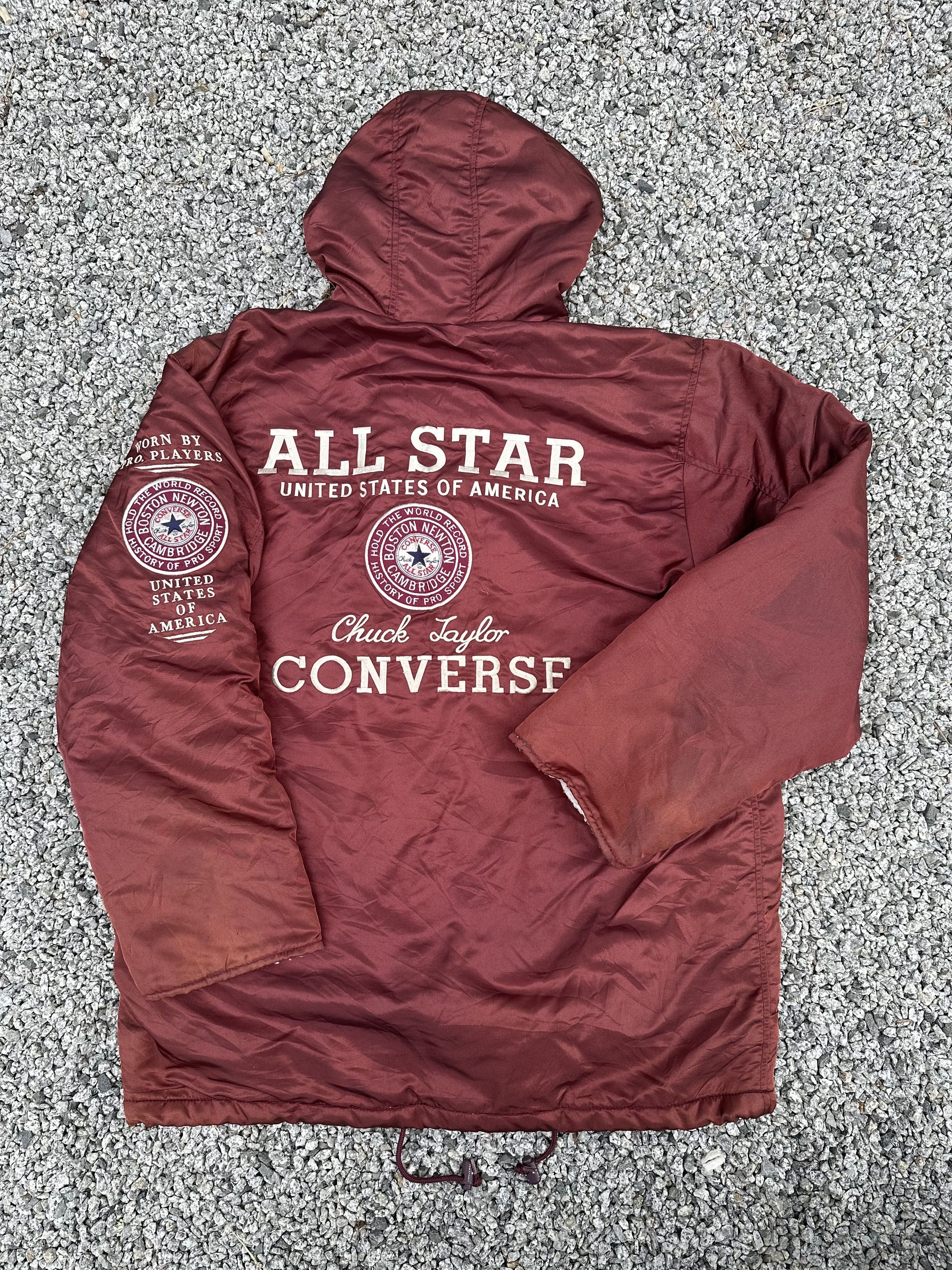 Converse Vtg 80s All Star Converse Chuck Taylor Boston Bomber Jacket Size US L / EU 52-54 / 3 - 13 Thumbnail